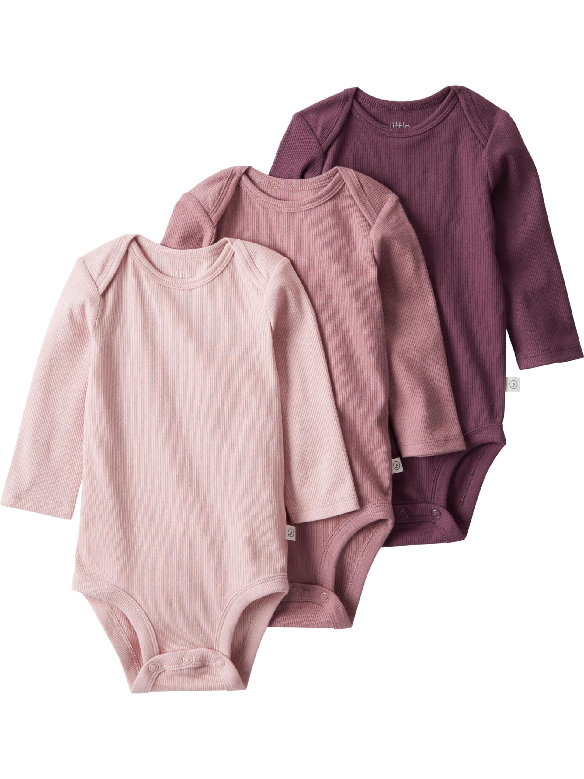 little planet by carter's unisex-baby 3-pack Long Sleeve Bodysuits Made With Organic Cotton