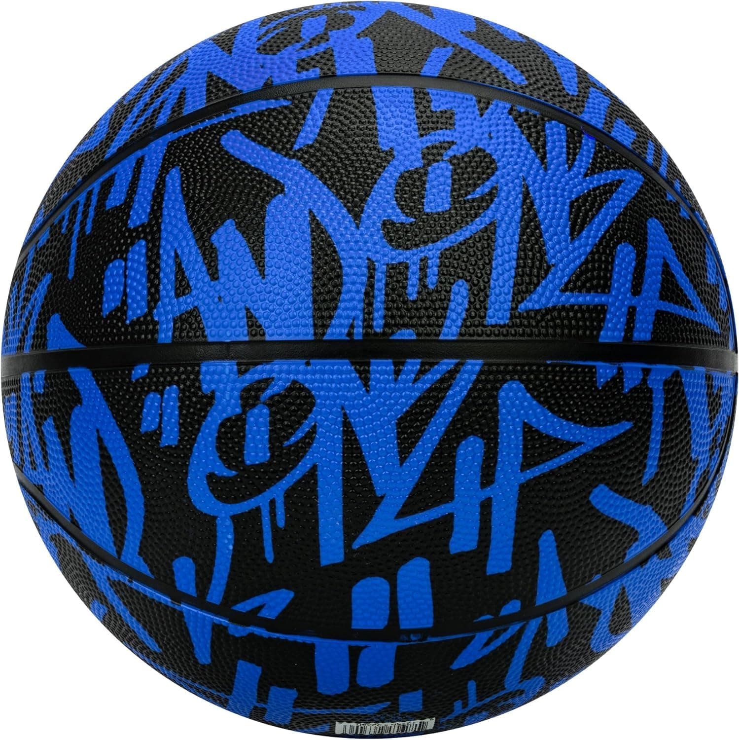 Fantom Graffiti Rubber Basketball - Streetball for Indoor and Outdoor Use, Deep Channel Construction and Durability