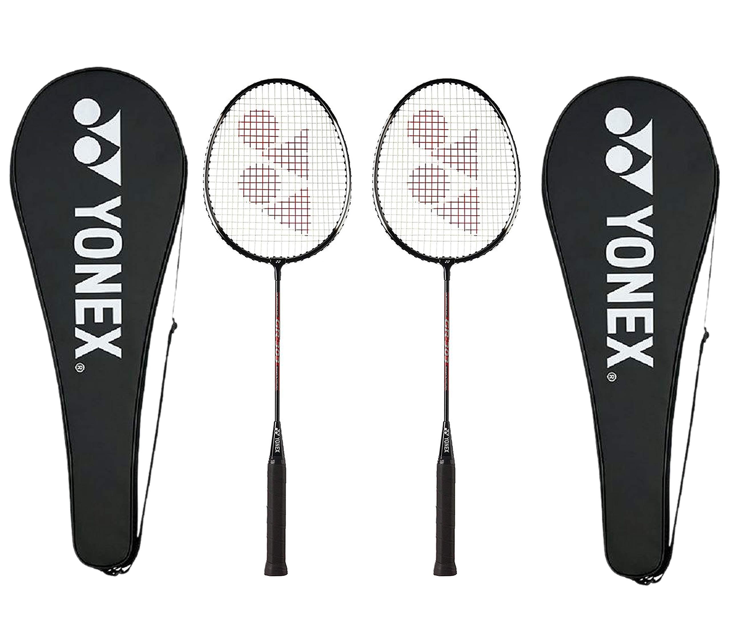 Yonex GR 303 Combo Badminton Racket with Full Coverage, Set of 2