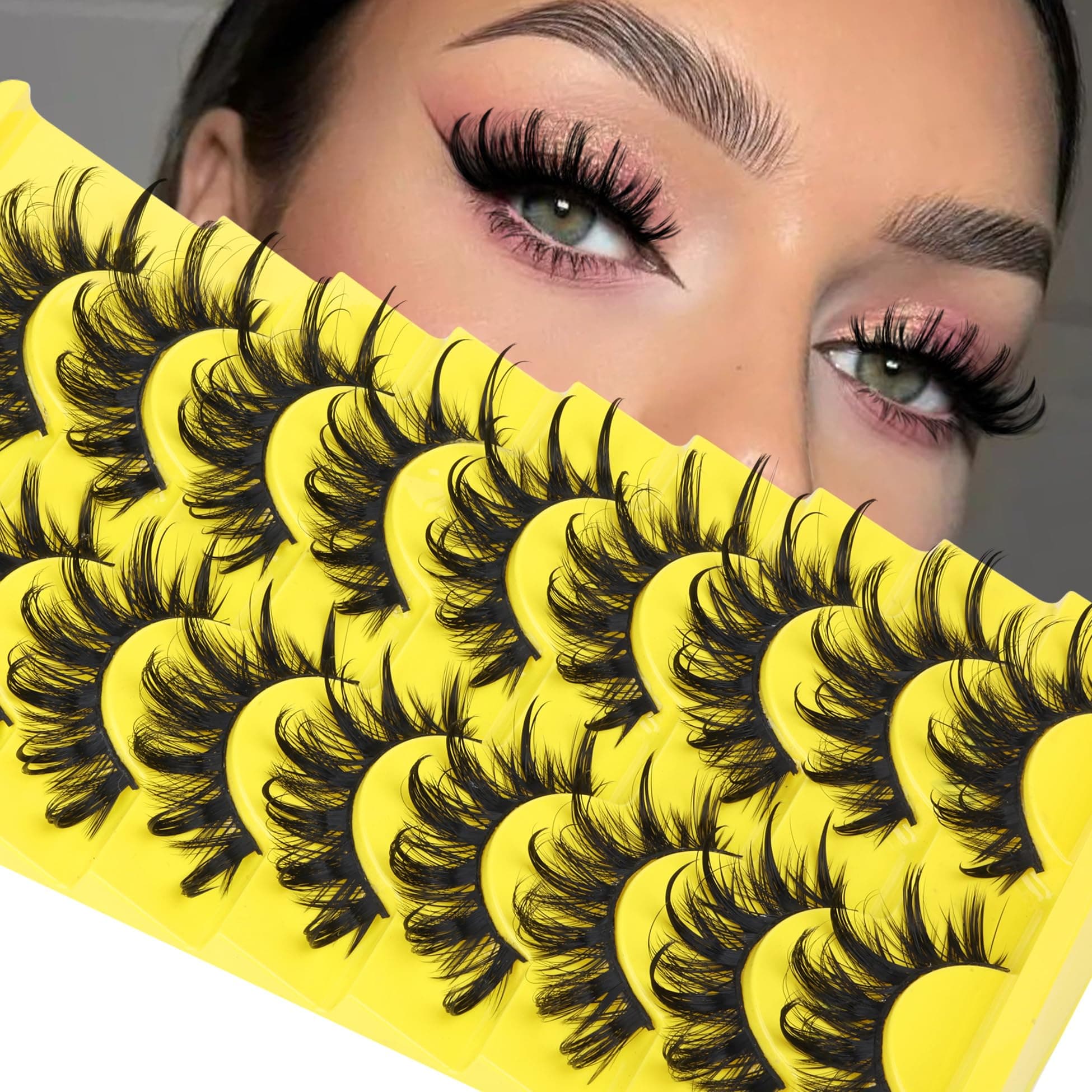 Manga False Lashes Fluffy Lashes Fake Eyelashes