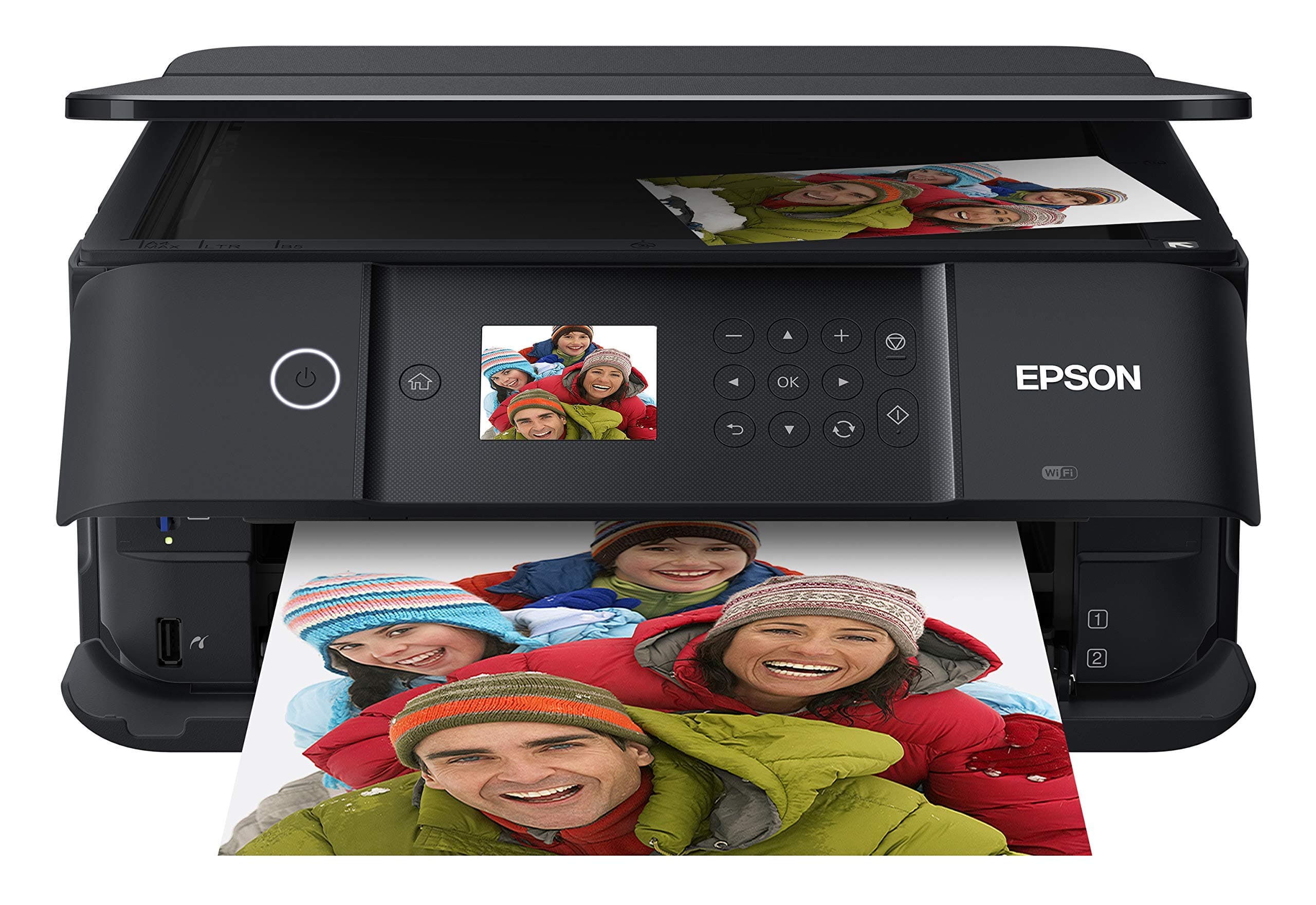 Epson Expression Premium XP-6100 Wireless Color Photo Printer with Scanner and Copier, Black, Medium
