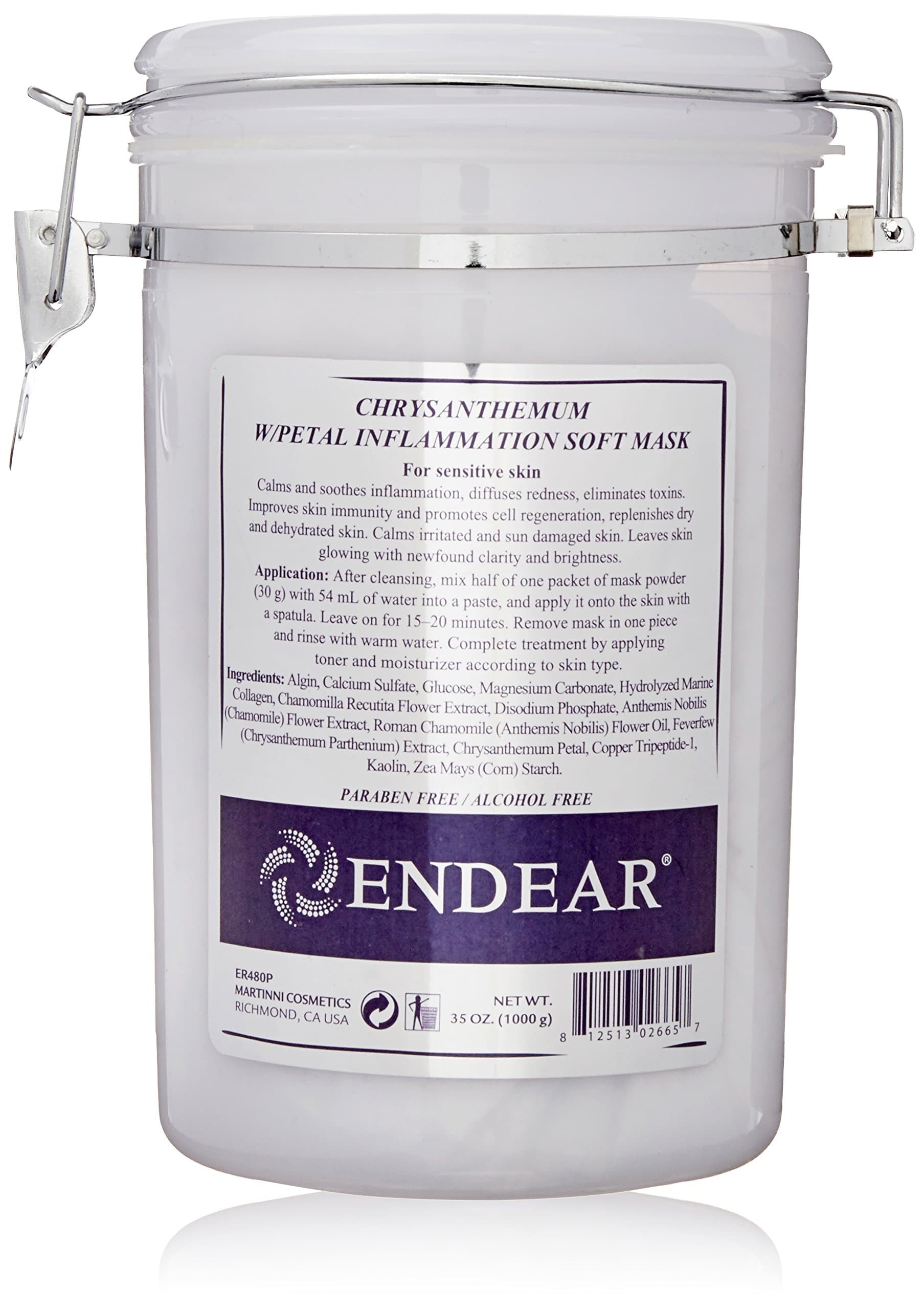 Endear Chrysanthemum Petal Inflammation Soft Mask, 35.27 oz.