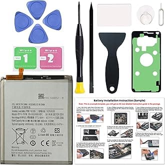 New Upgraded Battery for Galaxy S21 Plus, EB-BG996ABY Replacement Battery Compatible with Samsung Galaxy S21 Plus, with Repair Tools & Instruction
