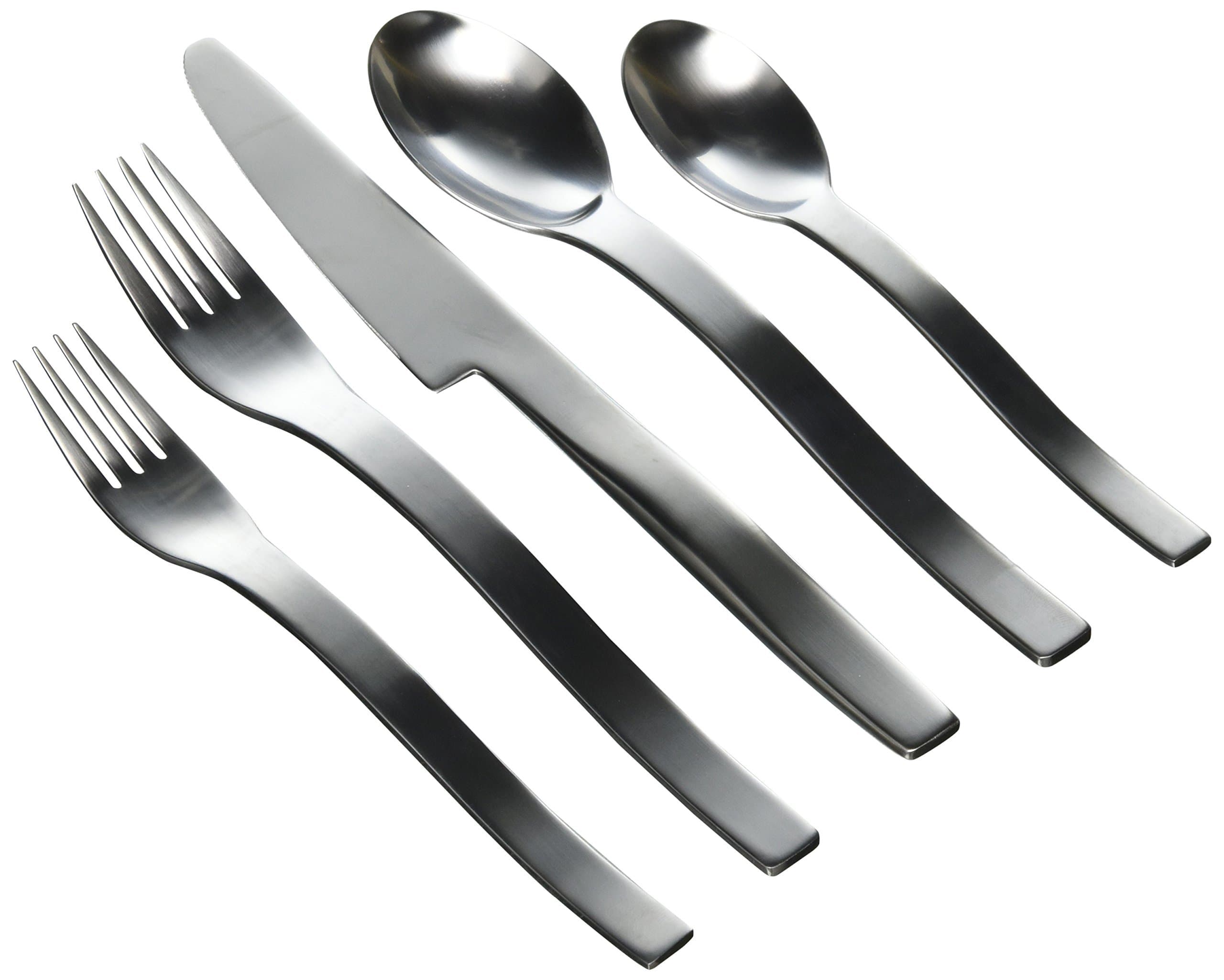 DAVID SHAW PRD588 20 Piece Splendide Lyon Flatware Set, Silver