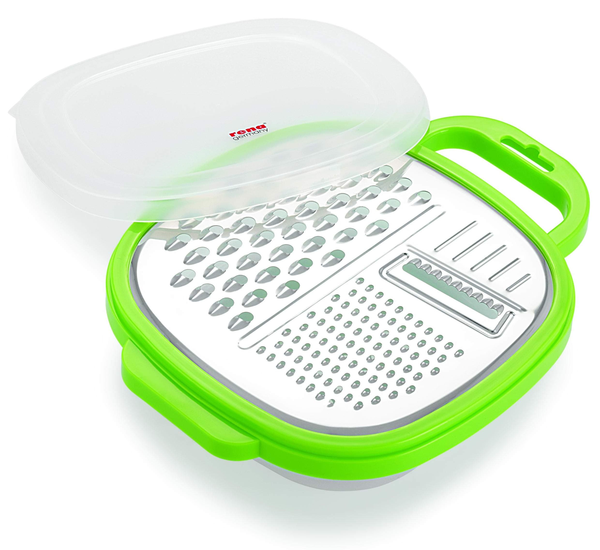 Rena Germany Plastic Food Grater Vegetable Slicer/shredder Chopper, Green