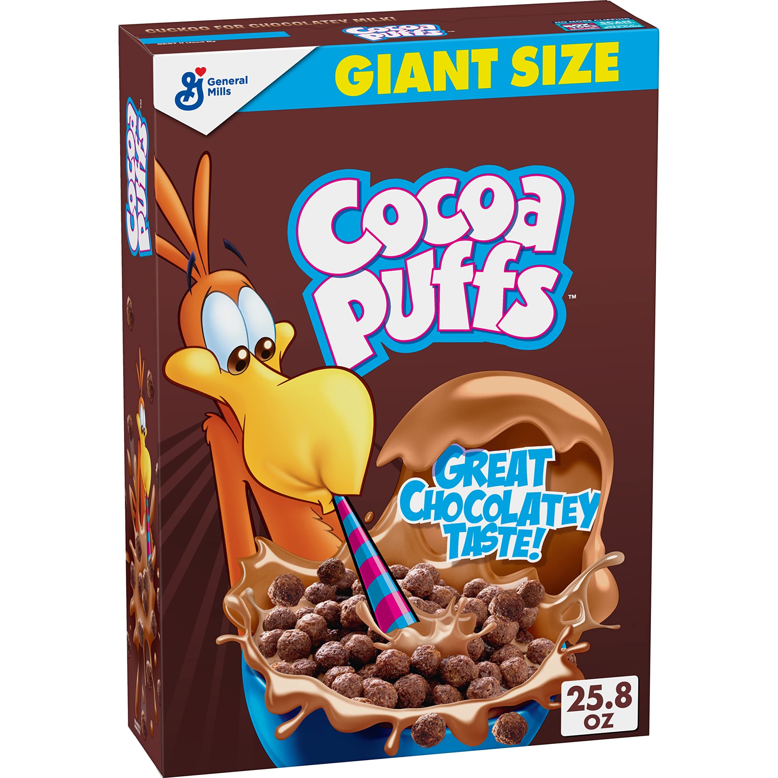 Chocolate Breakfast Cereal with Whole Grains, Giant Size, 25.8 oz