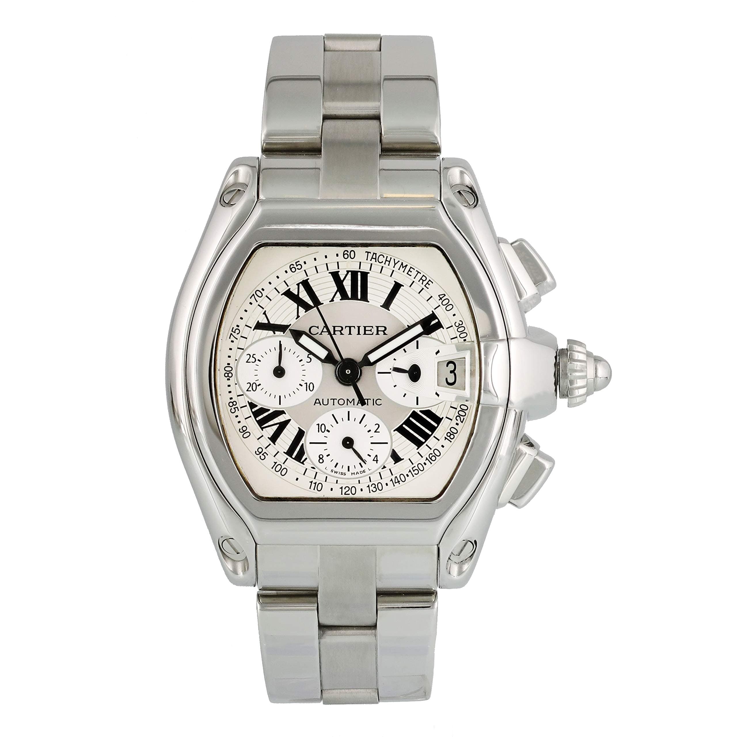 Cartier Roadster Automatic-self-Wind Male Watch 2618 (Certified Pre-Owned)