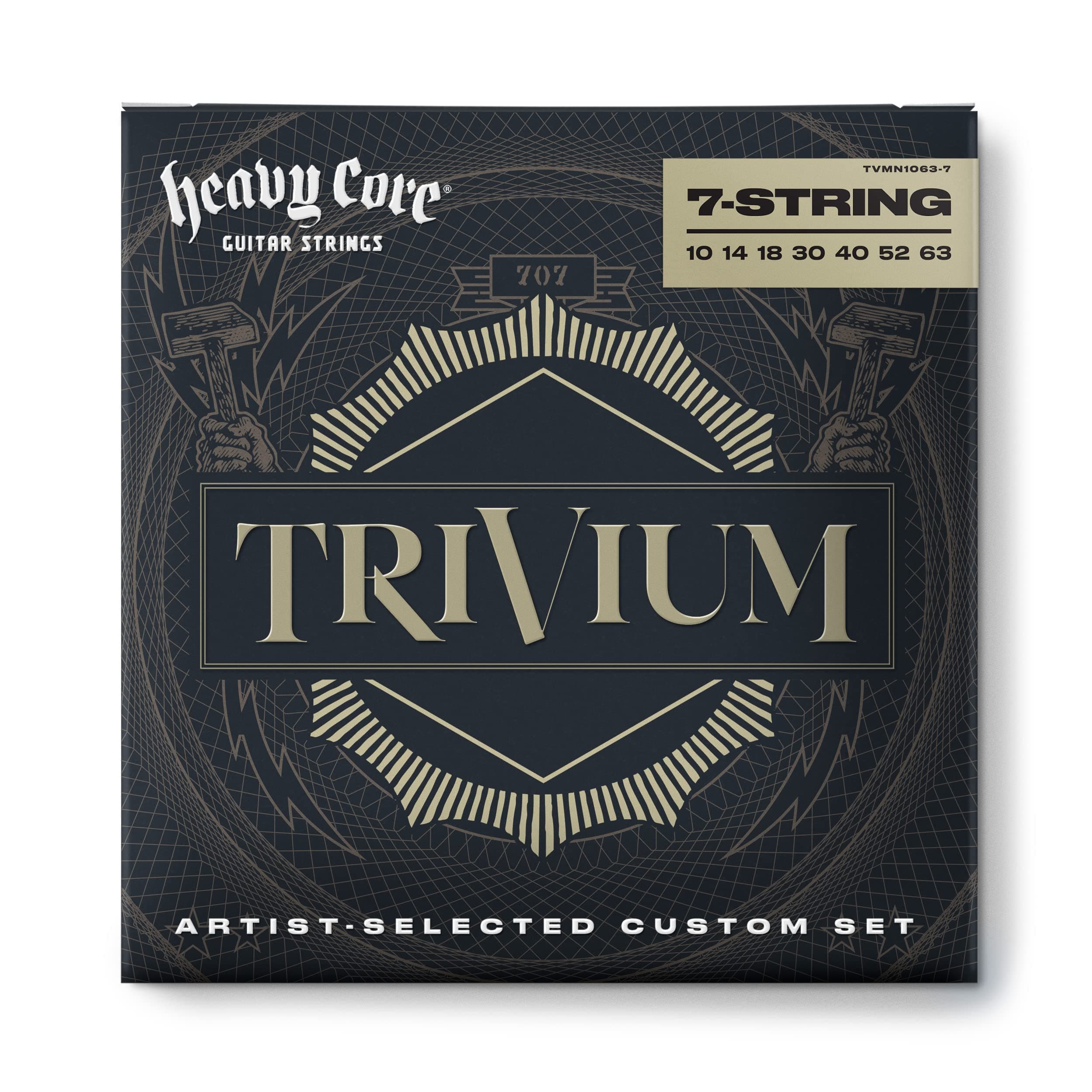 Jim Dunlop Heavy Core Trivium Signature Guitar Strings 10-63 | 7-String