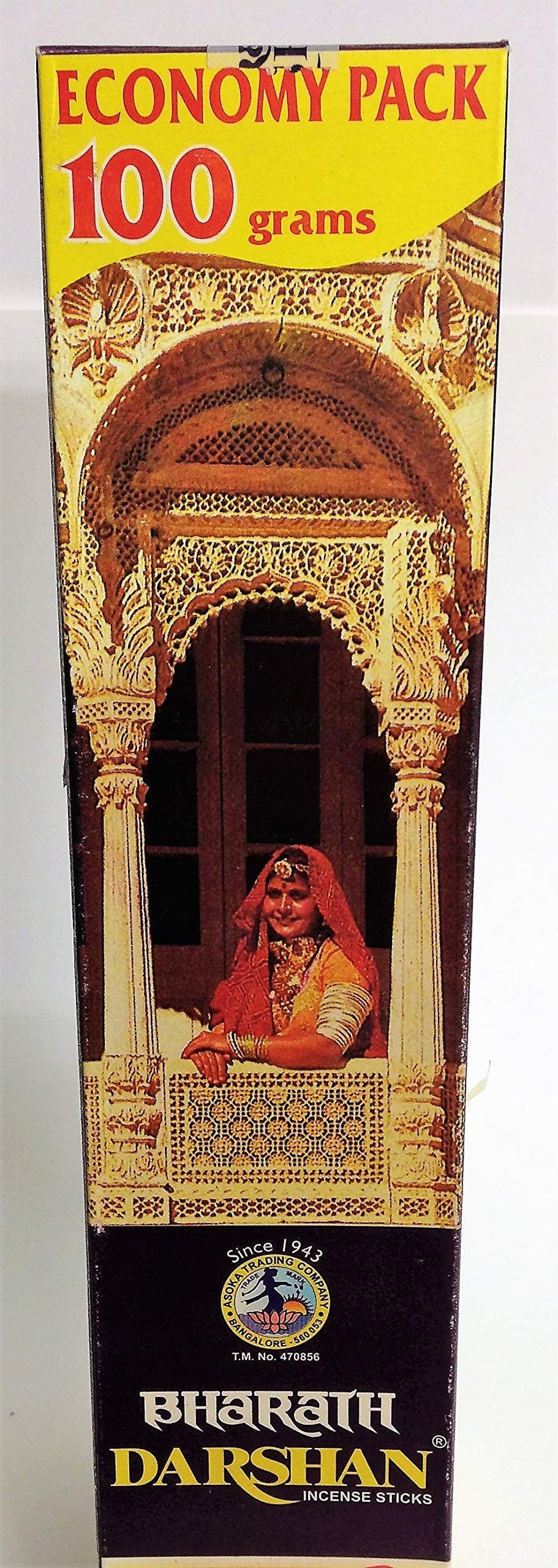 Incense ASOKA – BARATH Darshan Incense – Box of 100 -