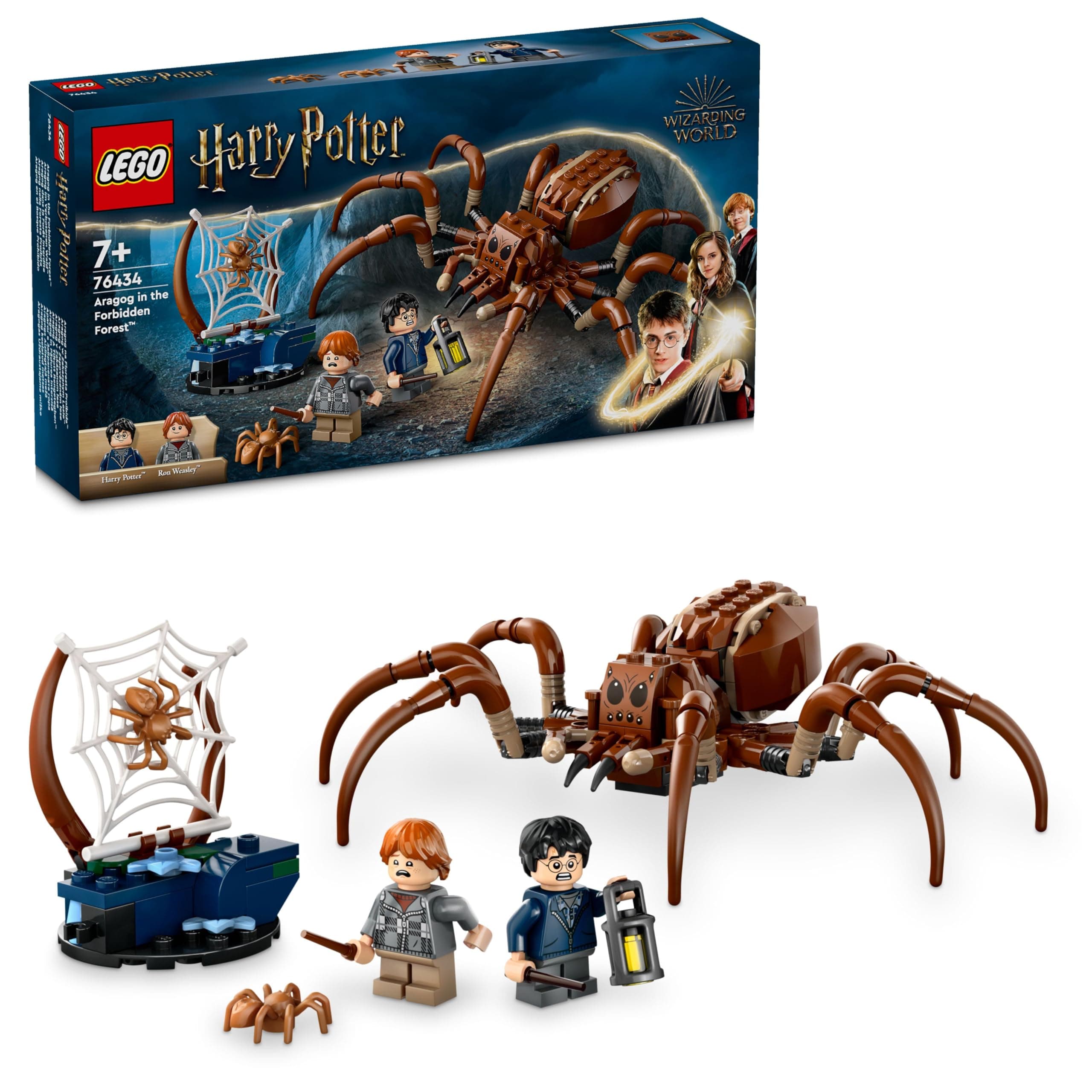 LEGO Harry Potter Aragog in The Forbidden Forest 76434 Building Blocks Toys for 7+ Gift for Boys and Girls