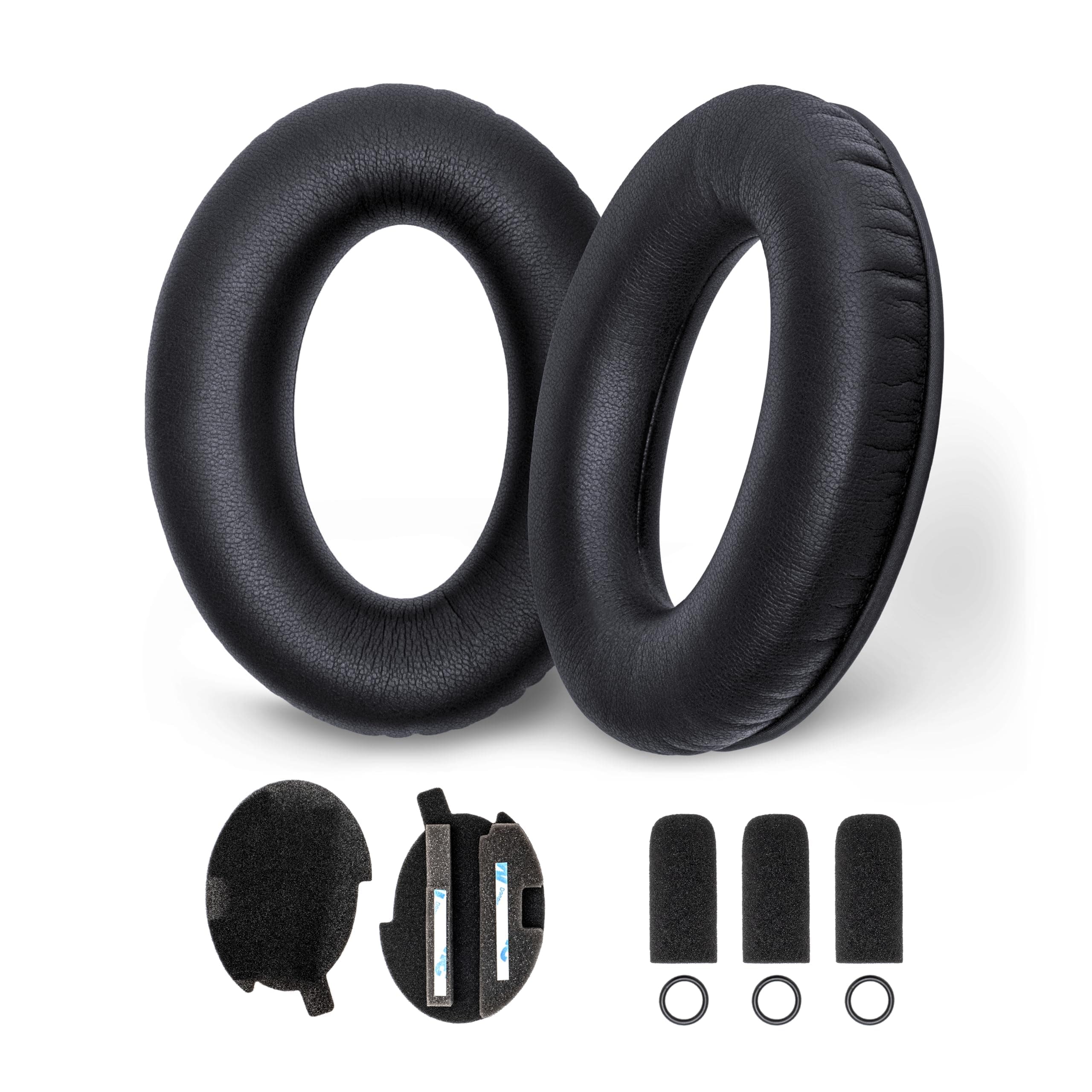 A20 Replacement Earpad Cushions - Fits Bose A20 Aviation Headset with Inner Ear Cup Foam Filter and 3 Mic Cover Muffs, Comfortable Protein Leather Memory Noise Isolating Foam