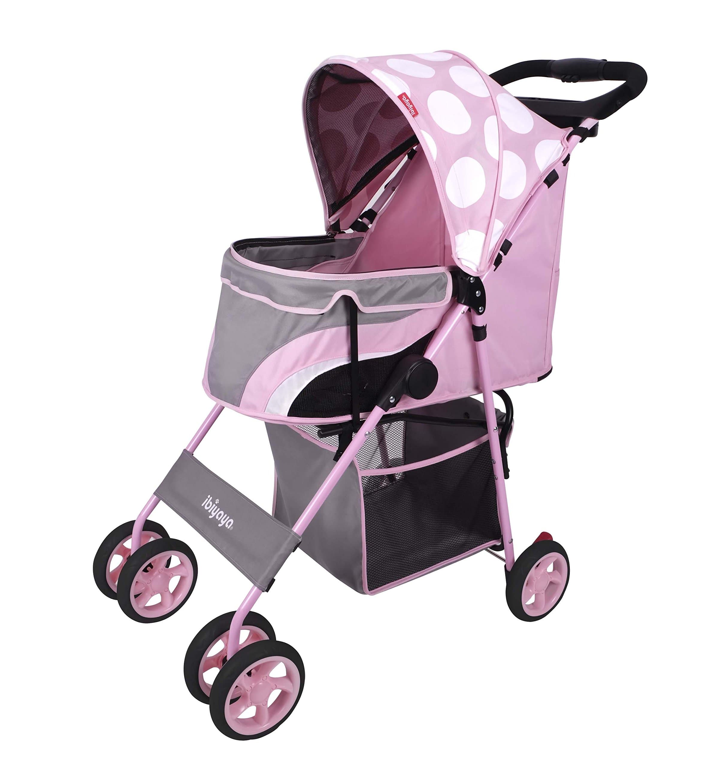 Ibiyaya Pop Art Pet Stroller, Dotty Diva