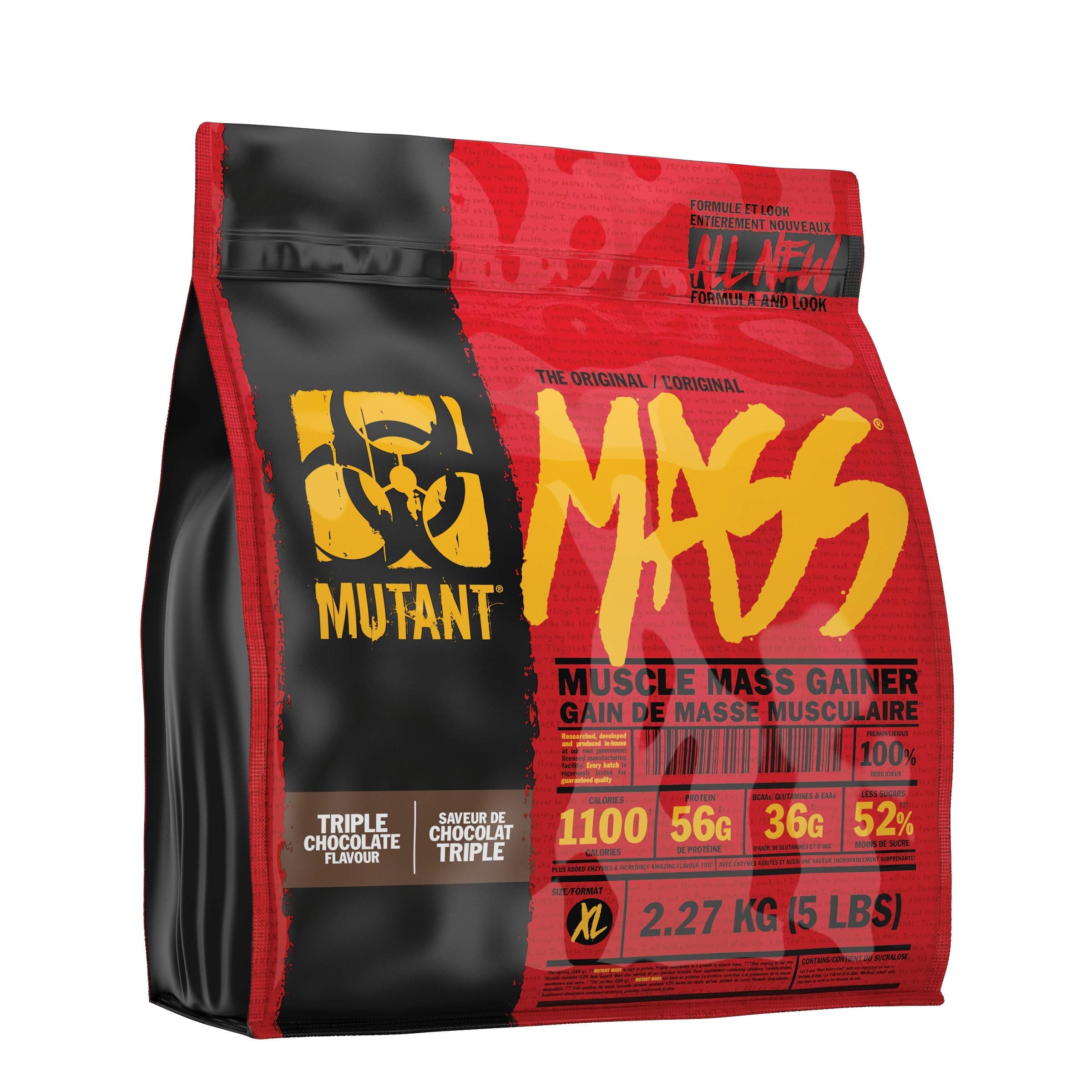 Mass Muscle Mass Gainer - 2.27 kg (Triple Chocolate)