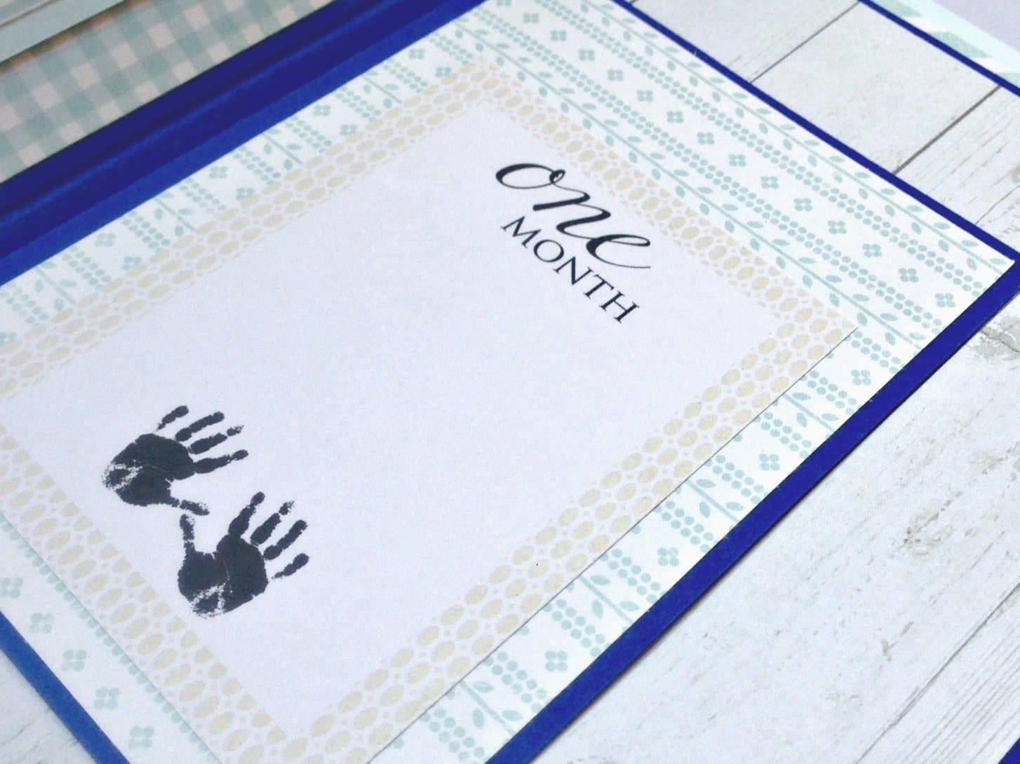 Kristabella Creations Baby Boy Scrapbook Album, Baby Album, Memory Book, Custom Photo Album, Baby's First Year Photo Album, Baby Shower Gift, size A5