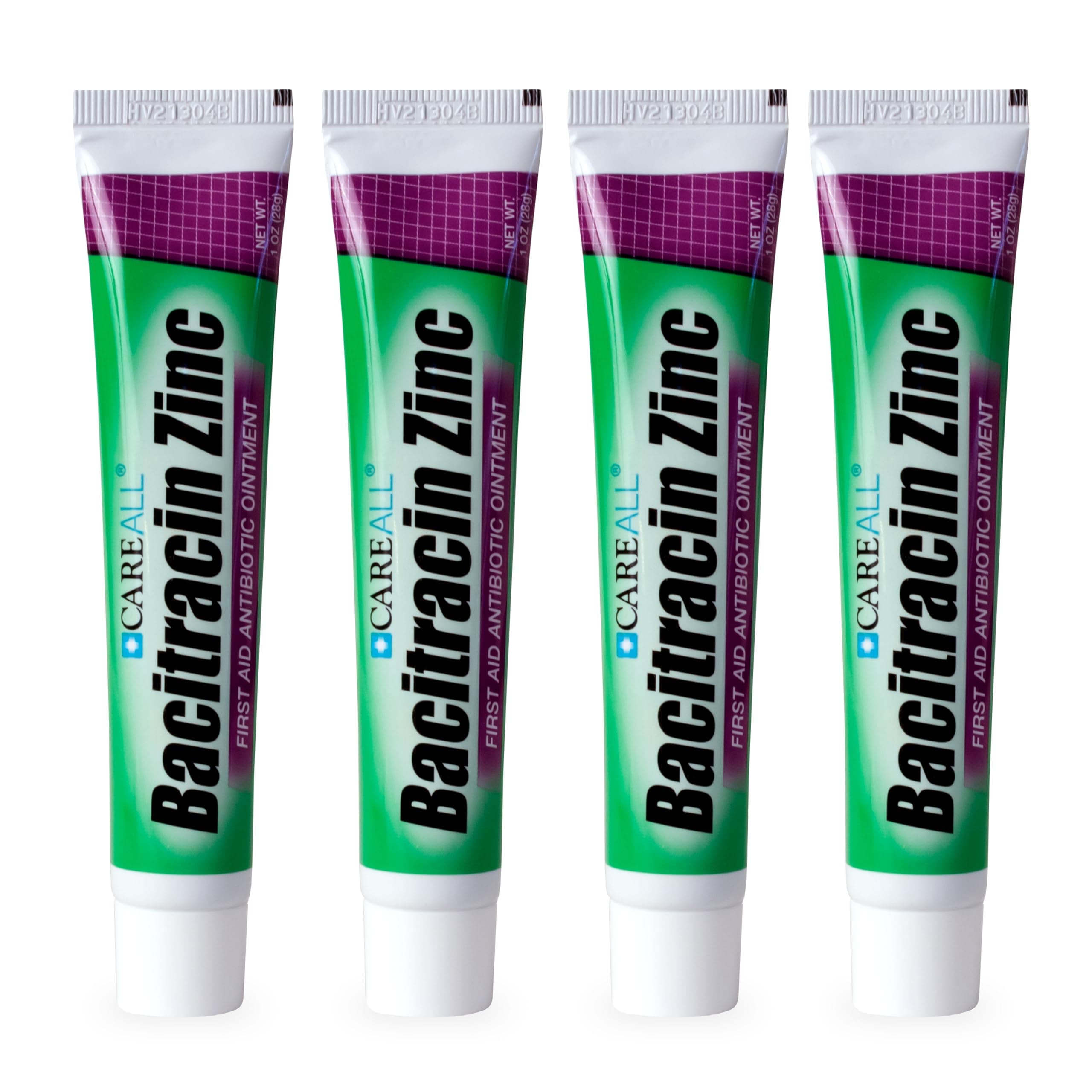 Bacitracin Antibiotic Zinc Ointment 1oz (4 Pack). First Aid Ointment to Prevent and Heal Infections for Minor cuts, Scrapes and Burns.