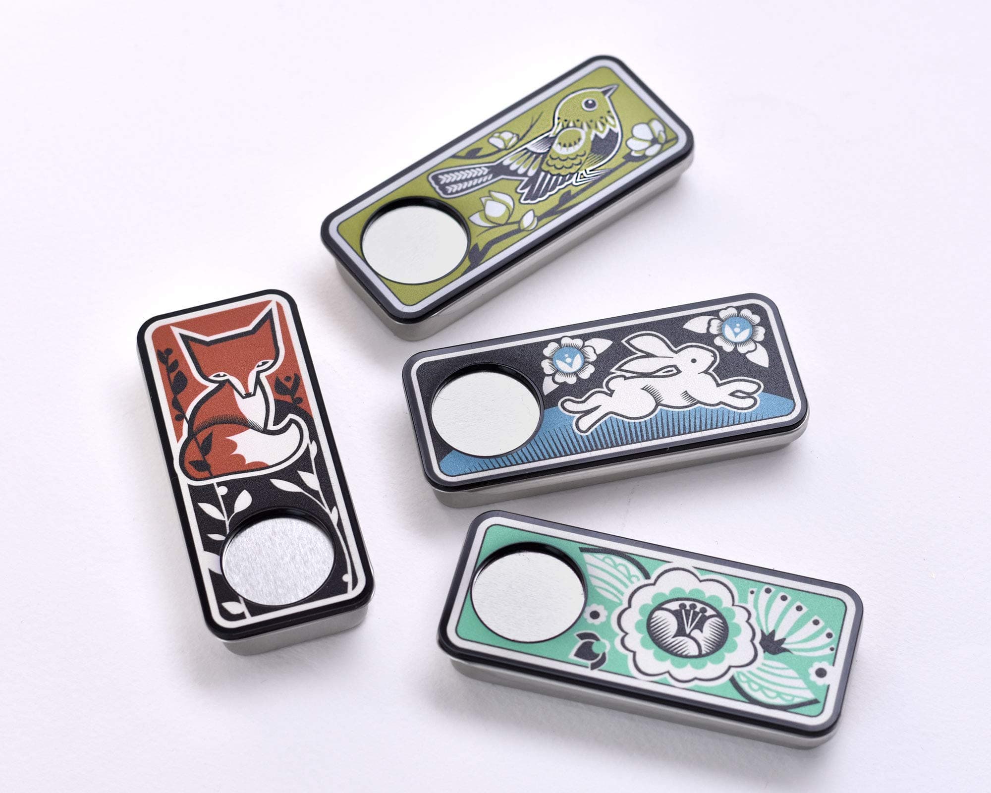 Needle Case, Needle Box with removable magnet by SeptemberHouse, embroidery supplies, trinket box, sewing notions, needle keeper