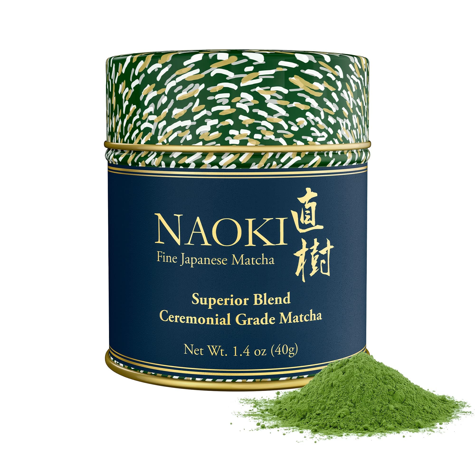 Superior Ceremonial Blend – Authentic Japanese First Harvest Ceremonial Grade Matcha Green Tea Powder from Uji, Kyoto (40g / 1.4oz)