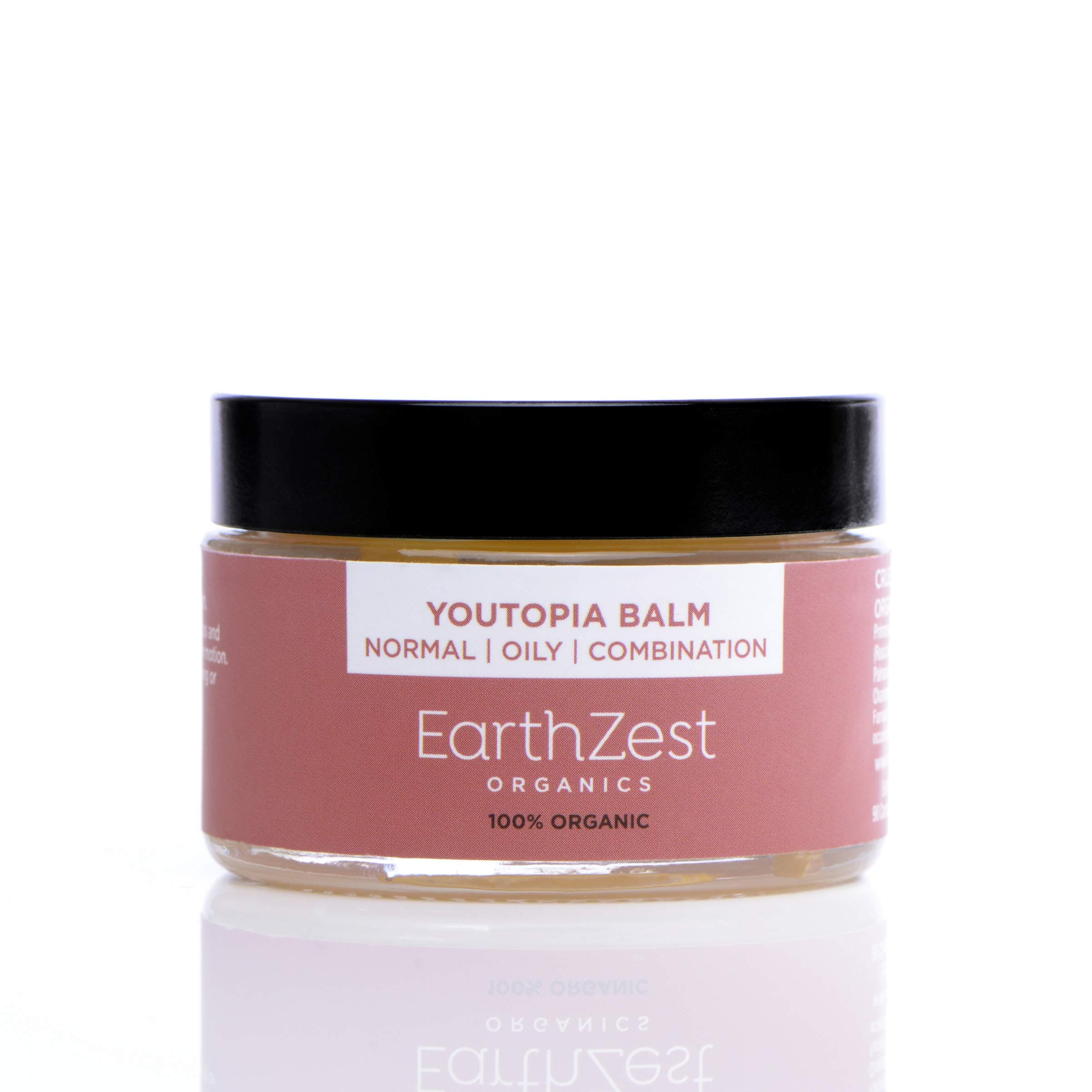 Youtopia Night & Day Rescue Moisturiser Cream Balm for Oily Combination Sensitive Problem Skin (Acne, Eczema, Psoriasis & Rosacea). 100% Organic, Natural & Certified Vegan. NO Synthetics