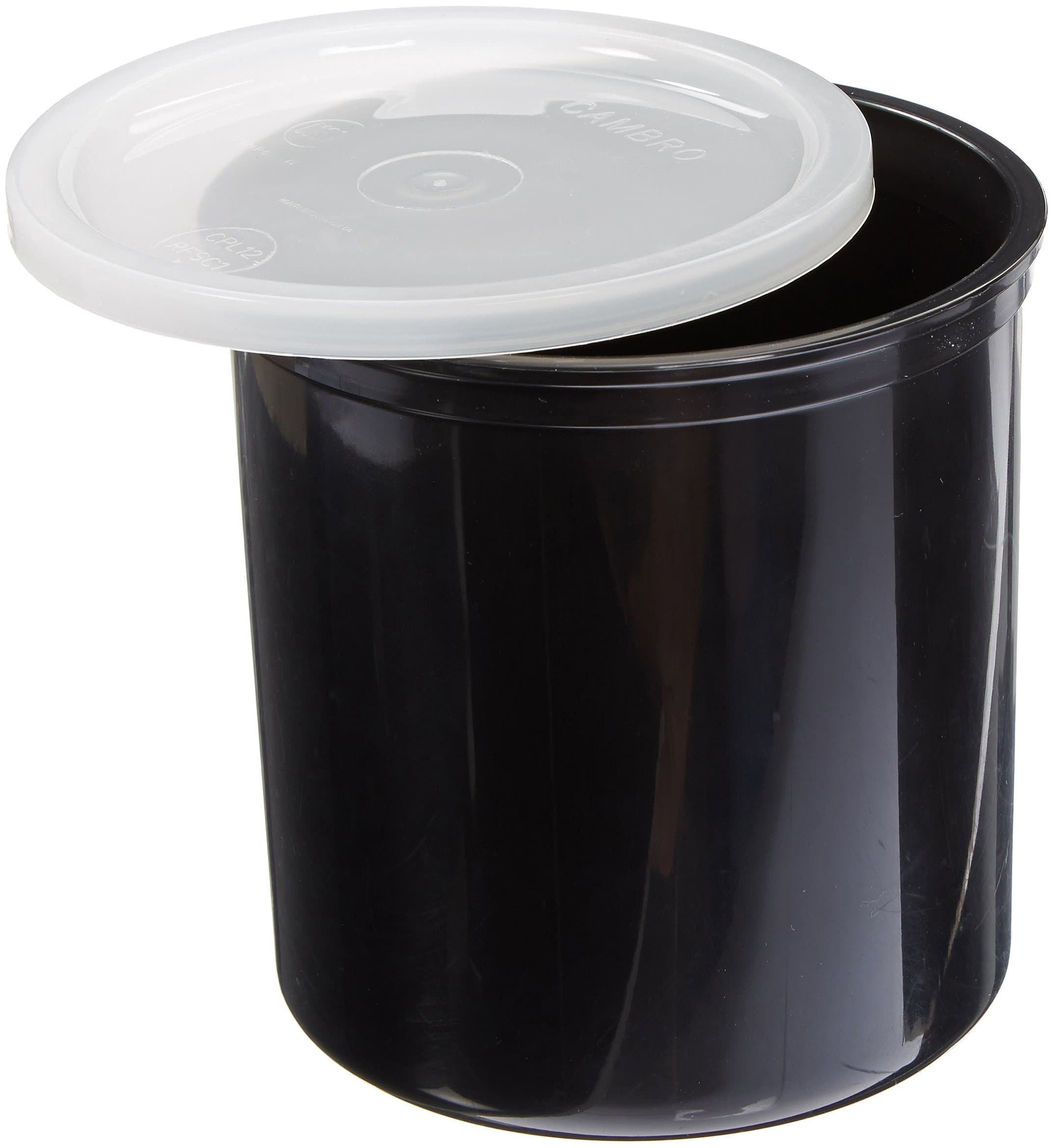 CambroCP12 1.1l Capacity, 5-0.5cm Height, Black Plastic Solid Crock