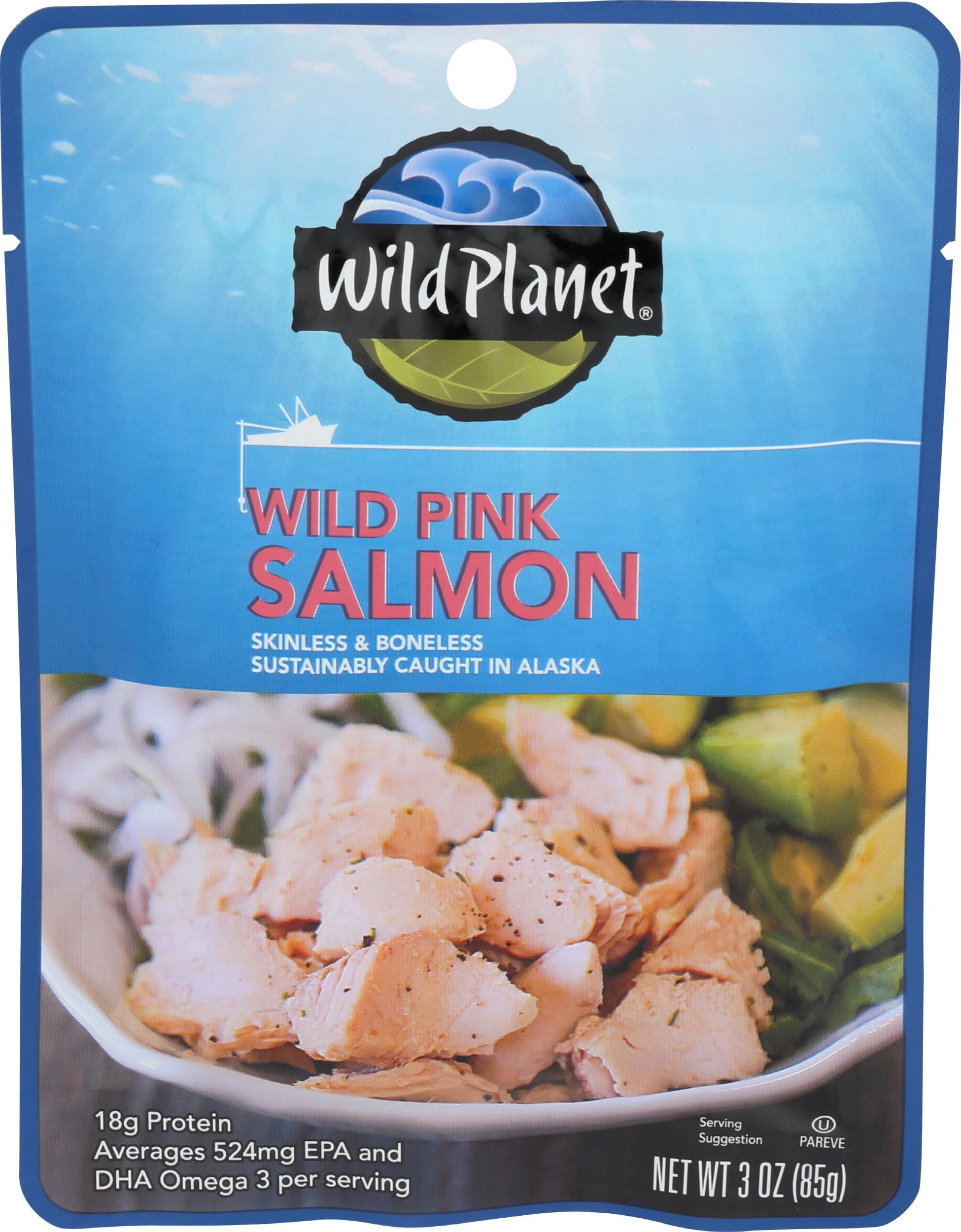 Wild Planet, Salmon, 3 ounce, Pink, Salt