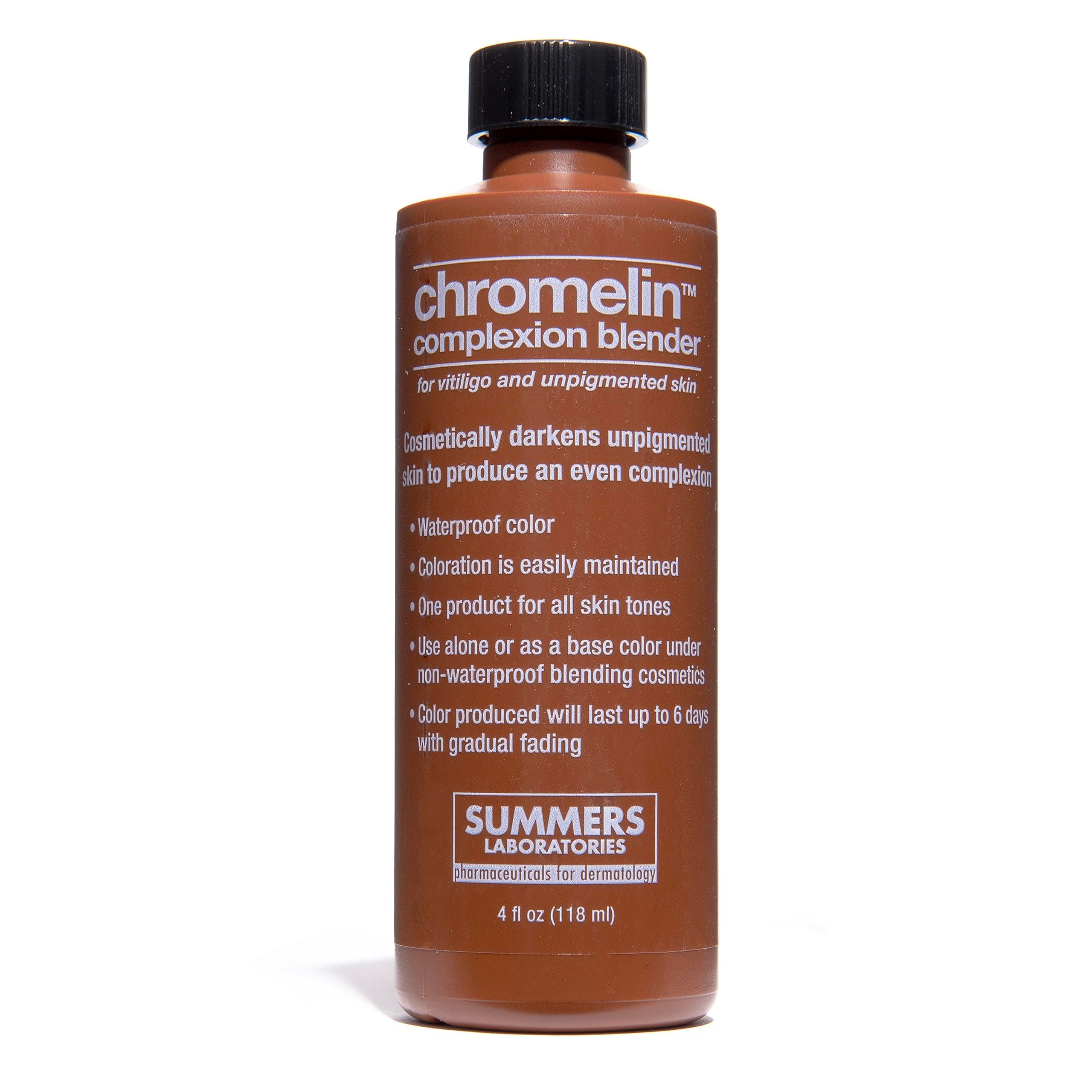 Complexion Blender (4oz) - Waterproof Skin Dye For Hypopigmentation - Vitiligo & Scar Concealer - Pro Strength Formula - Customizable Repigmentation - For All Skin Tones - Lasts 3-10 Days