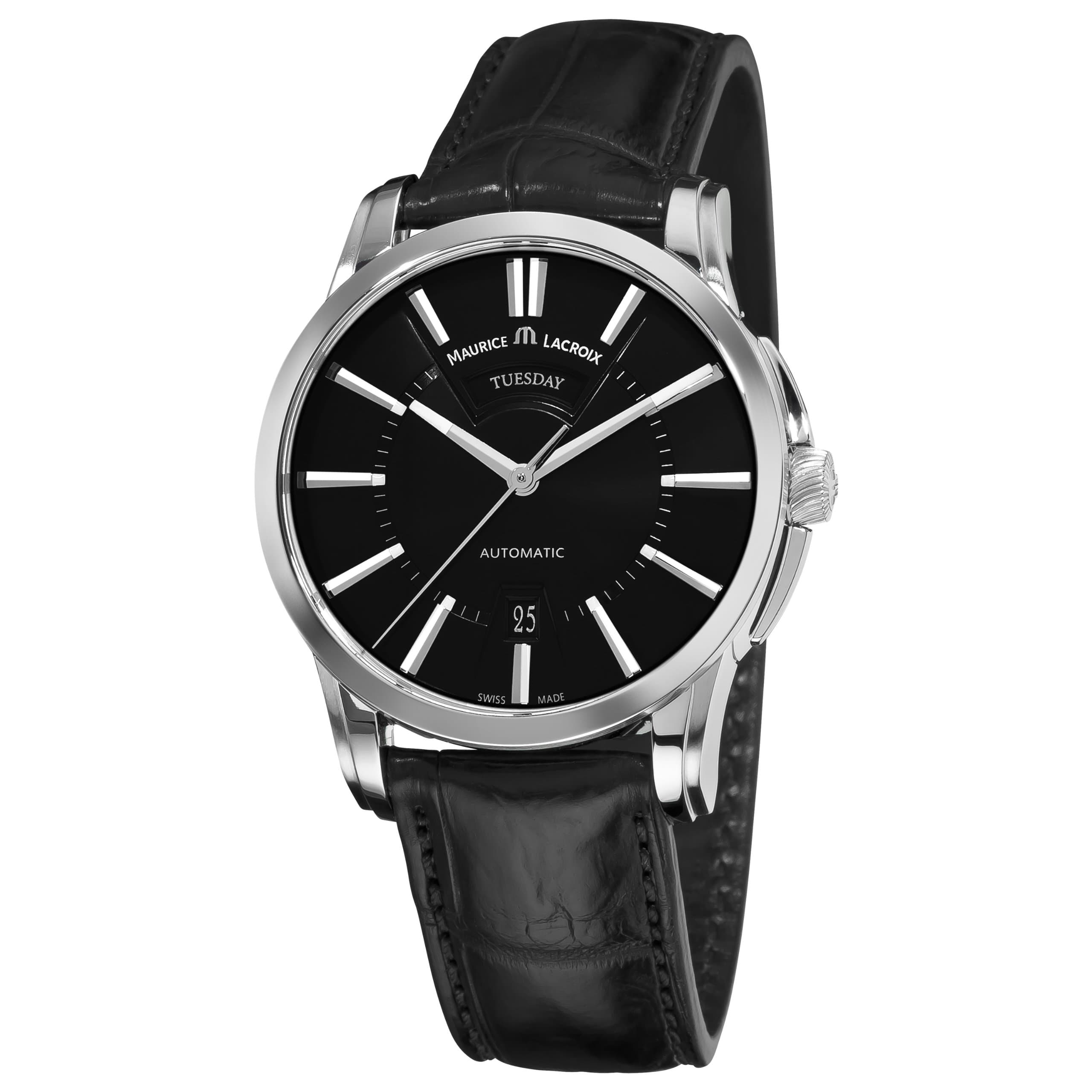 Maurice Lacroix Men's PT6158-SS00133E Pontos Pontos Black Dial Automatic Watch