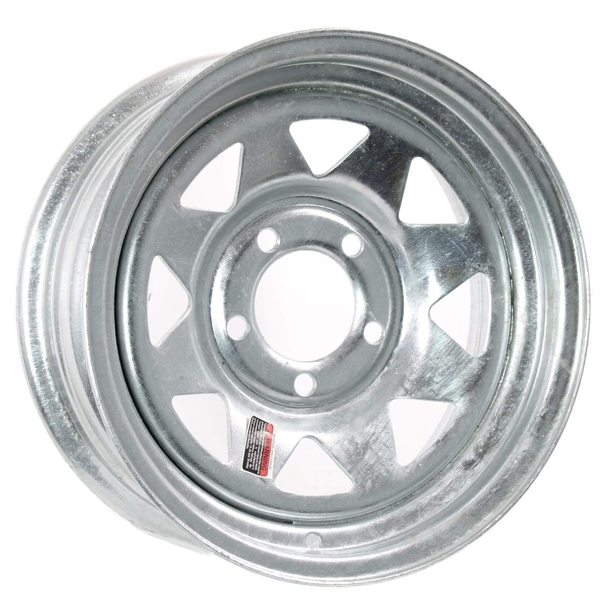 eCustomrim Trailer Rim Wheel 14 x 6 Inch 14x6 5 Lug Hole Bolt Wheel Galvanized Spoke