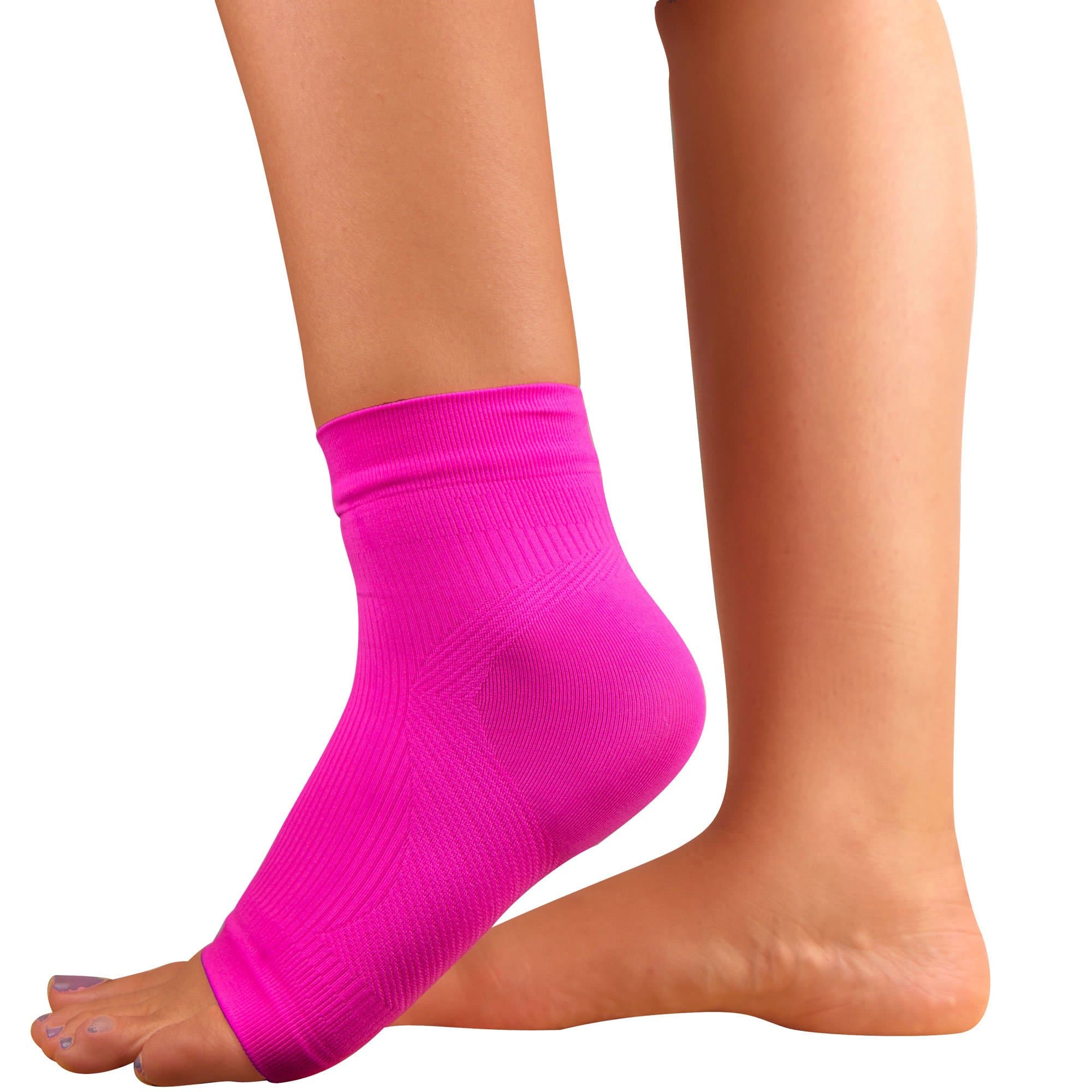 Plantar Fasciitis Sleeve - Arch Support, Heel Pain, Compression Sock Foot Sleeve