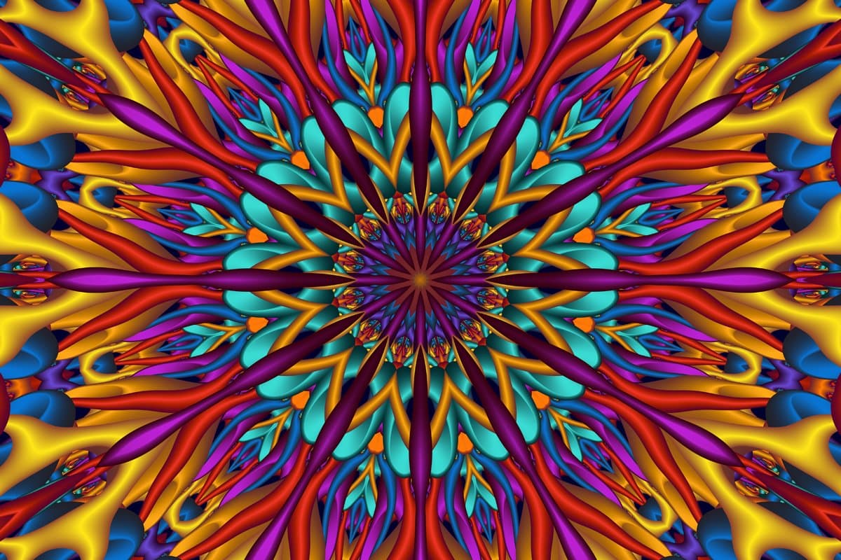 Chakra Mandala Universe Powers Jigsaw Floor Puzzle 1000 Pieces Magic Human Collection Peel & Stick Bonus