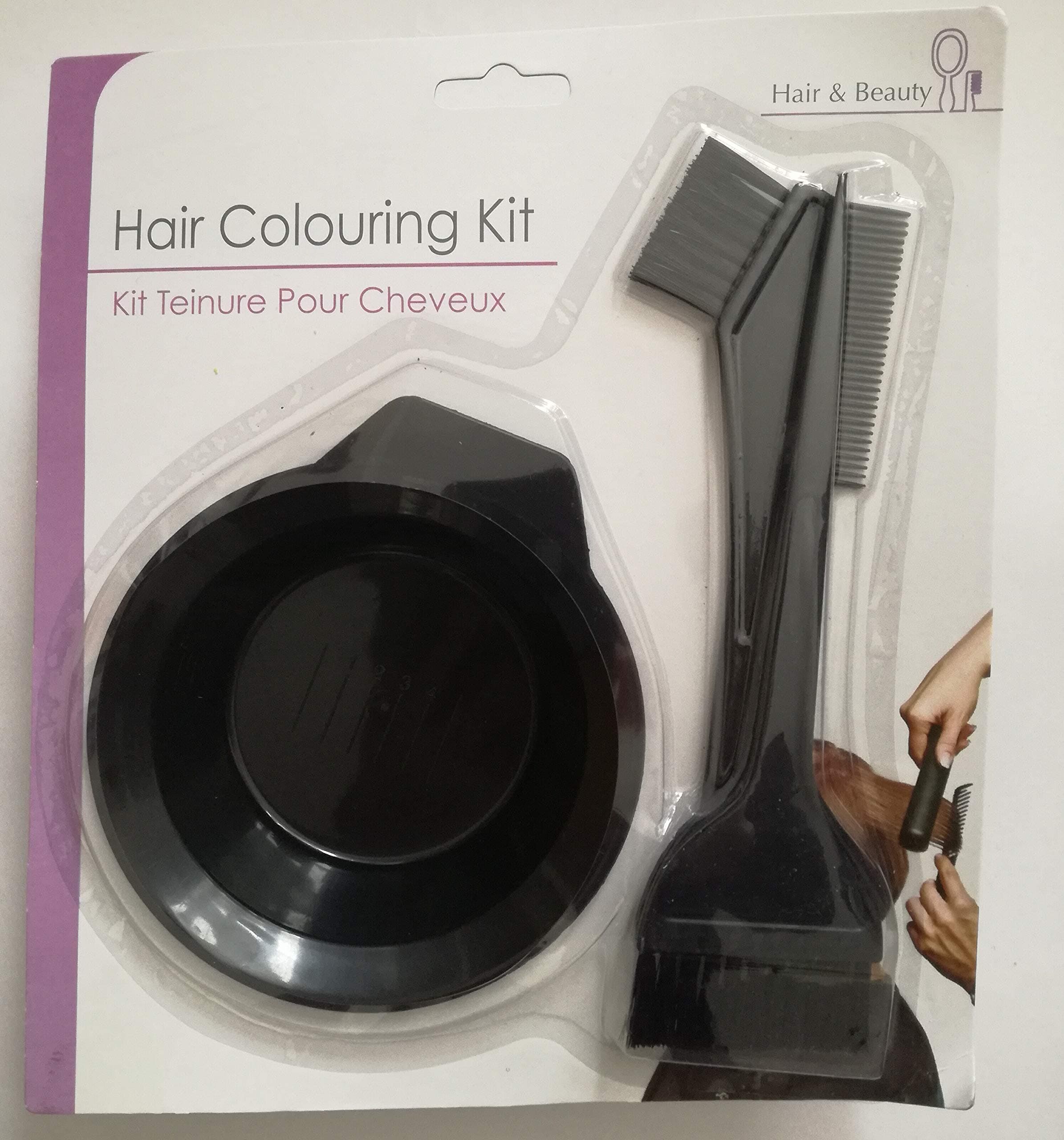 Hairdressing Hair Colouring Brushes and Tint Bowl Set