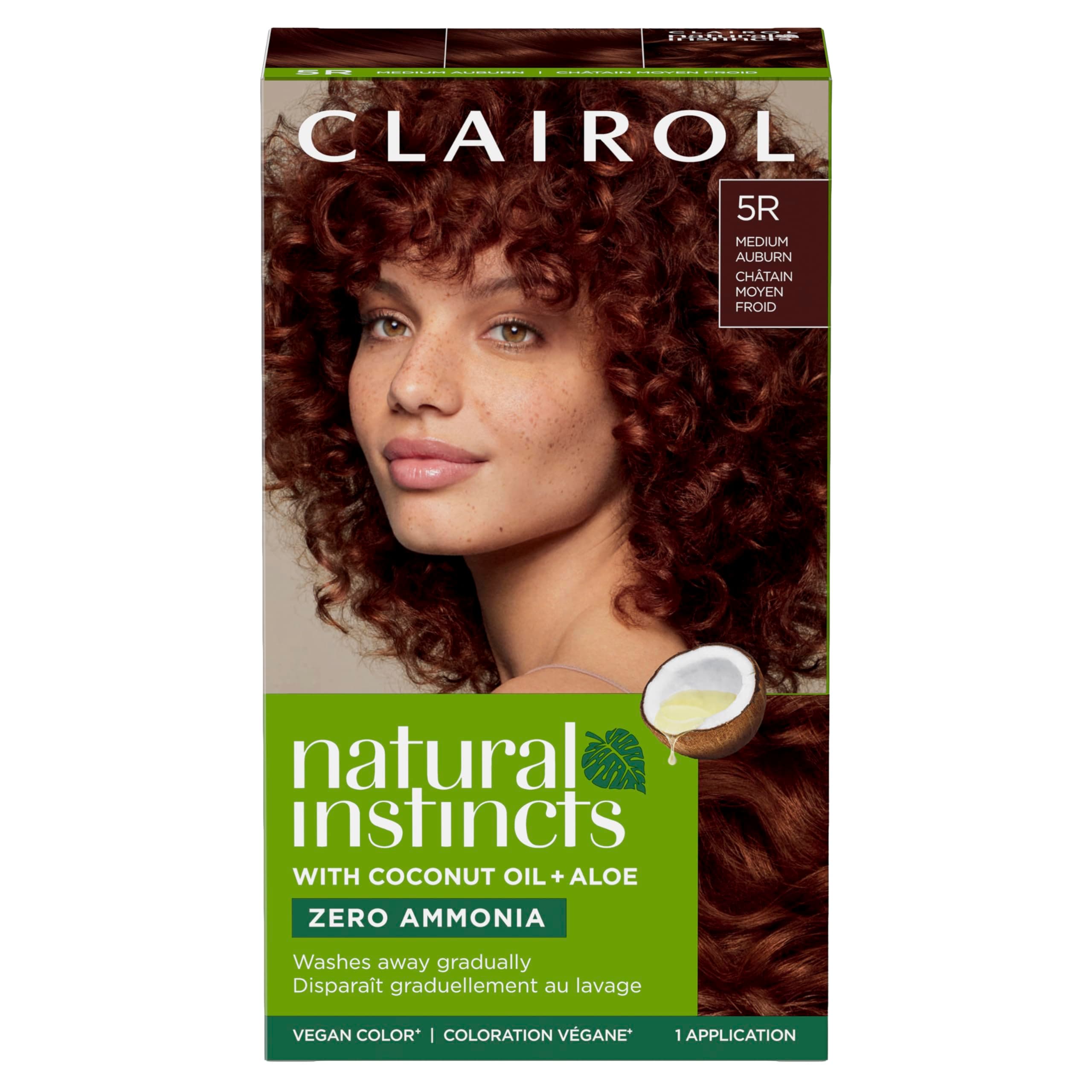 Clairol Natural Instincts Semi-Permanent 5R Medium Auburn Cinnaberry, Pack of 1