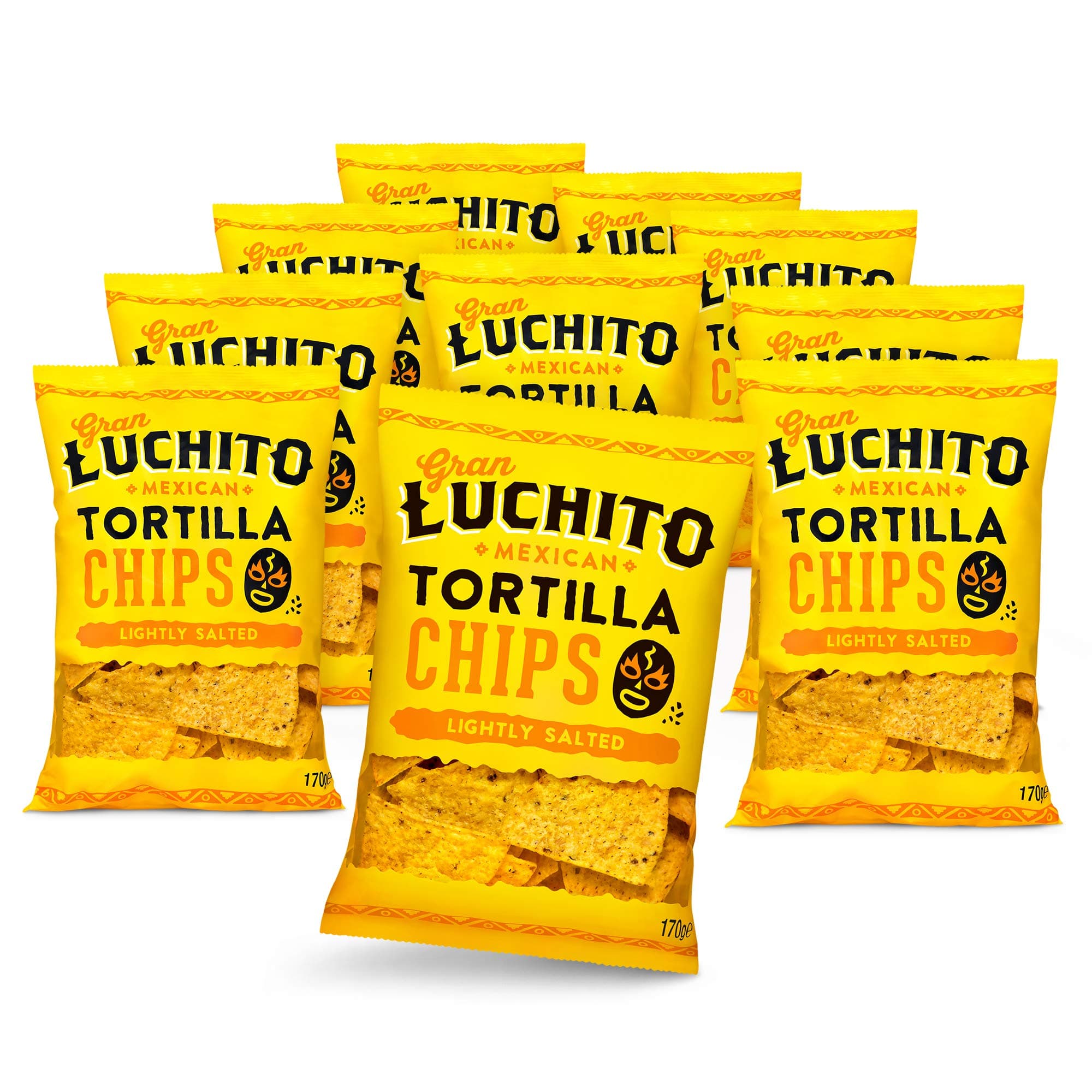 Gran Luchito Tortilla Chips 6oz (Pack of 10)
