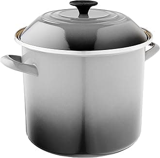 Le Creuset N5100-247F Stockpot, Steel, Oyster