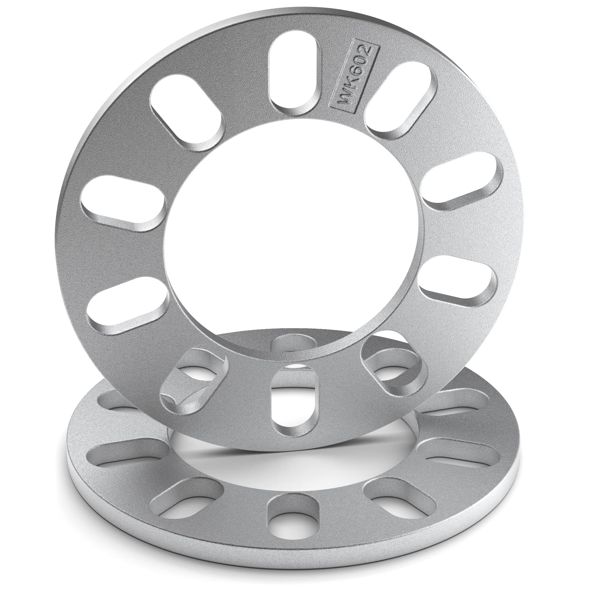 White Knight Wheel Adapters & Spacers - 2 Cast Aluminum 5x4.5 Wheel Spacers - Carbon Steel Trailer Wheel Spacers for Durable Construction & Easy Installation - 602-2