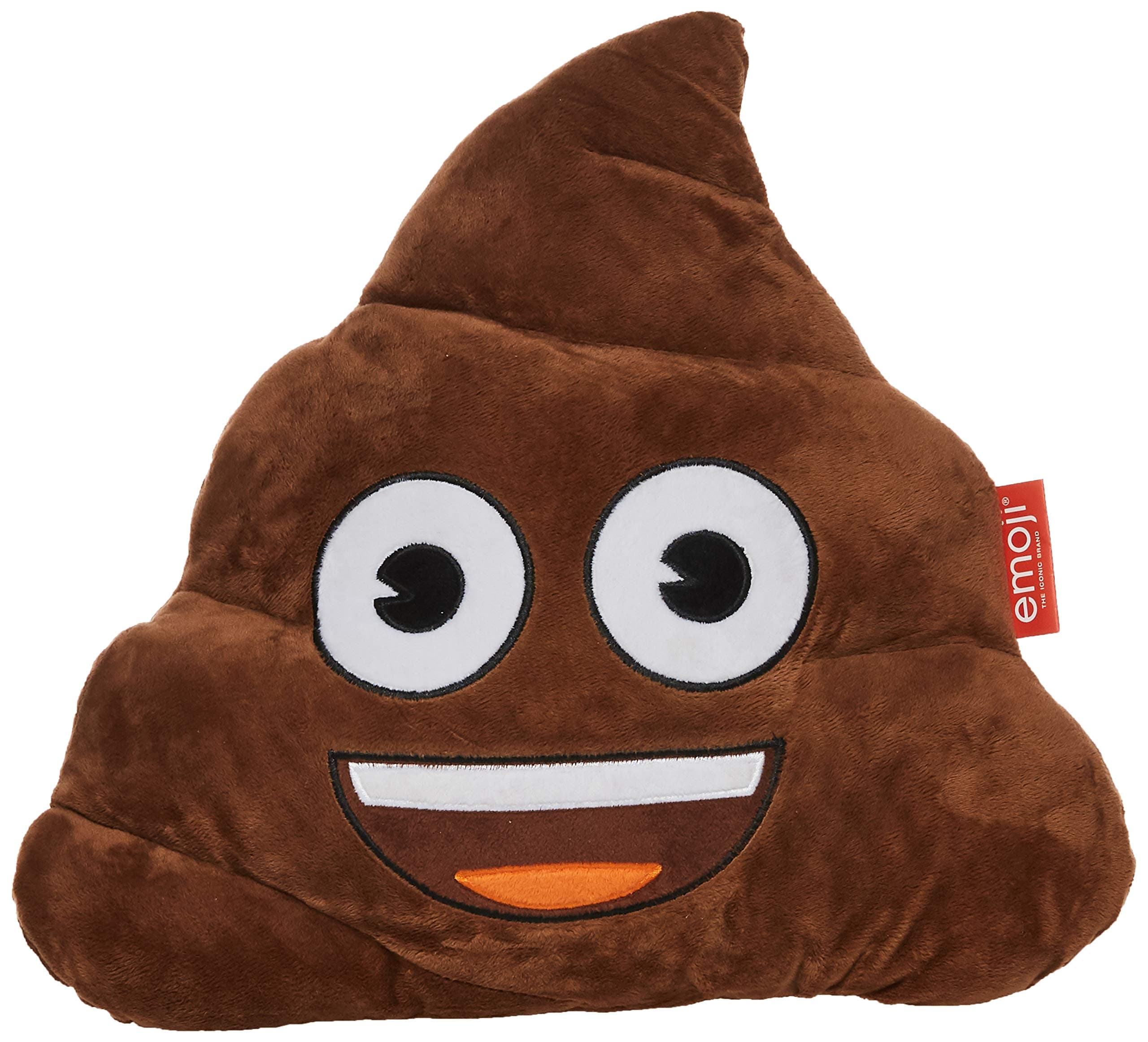 Emoji Character Poo Pillow - Brown, 33 cm