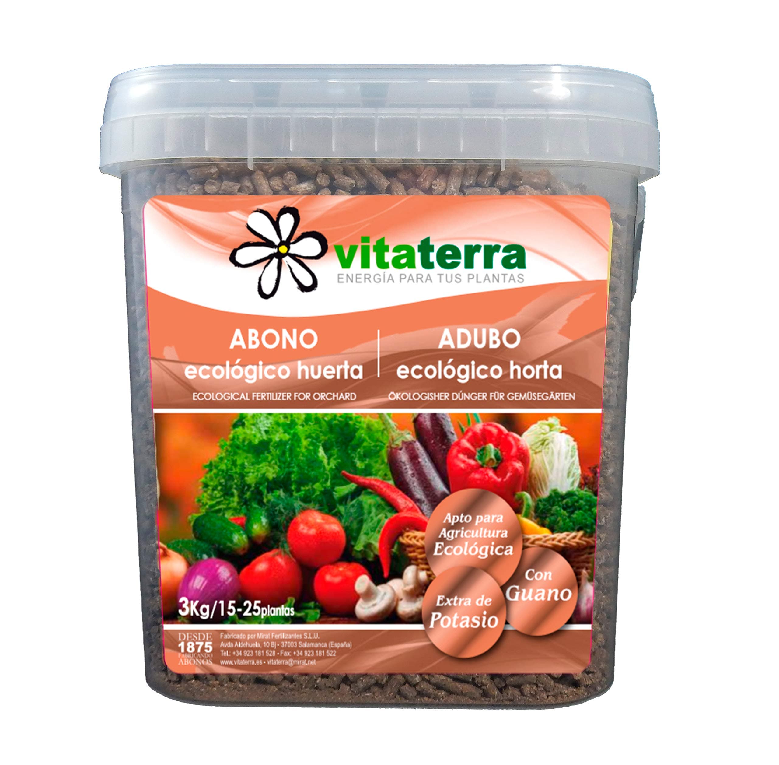 Vitaterra Guano Fertilizer Ecological For Orchard 3 kg, 16130