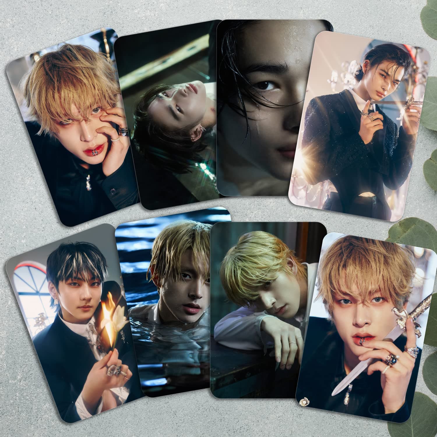 Enhypen "Dark Blood" Album Concept Photocards For All Occasion Pack Set Of 28 + 4 Freebies