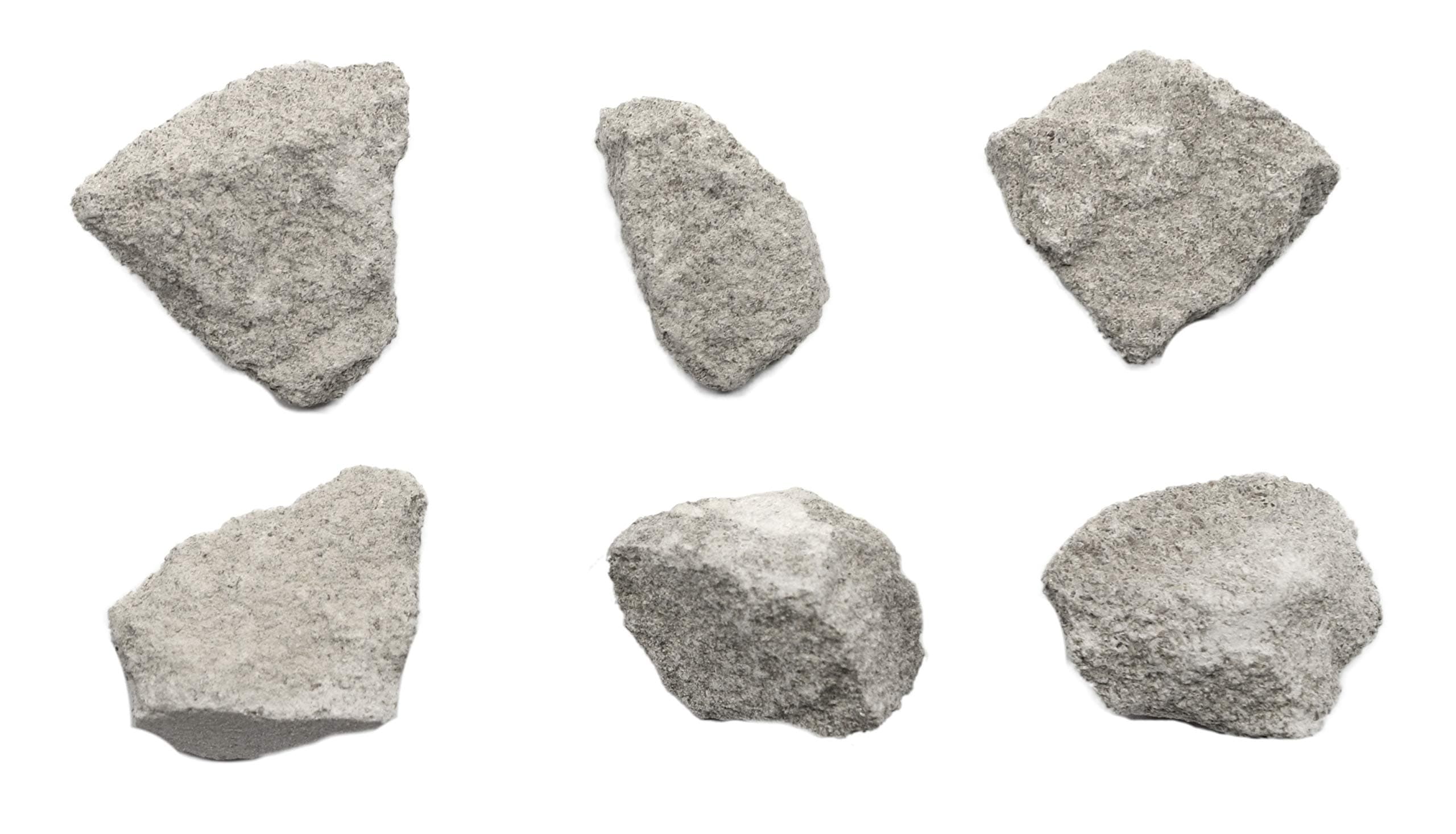 EISCO 6PK Oolitic Limestone, Sedimentary Rock Specimens - Approx. 1" - Geologist Selected & Hand Processed - Great for Science Classrooms - Class Pack