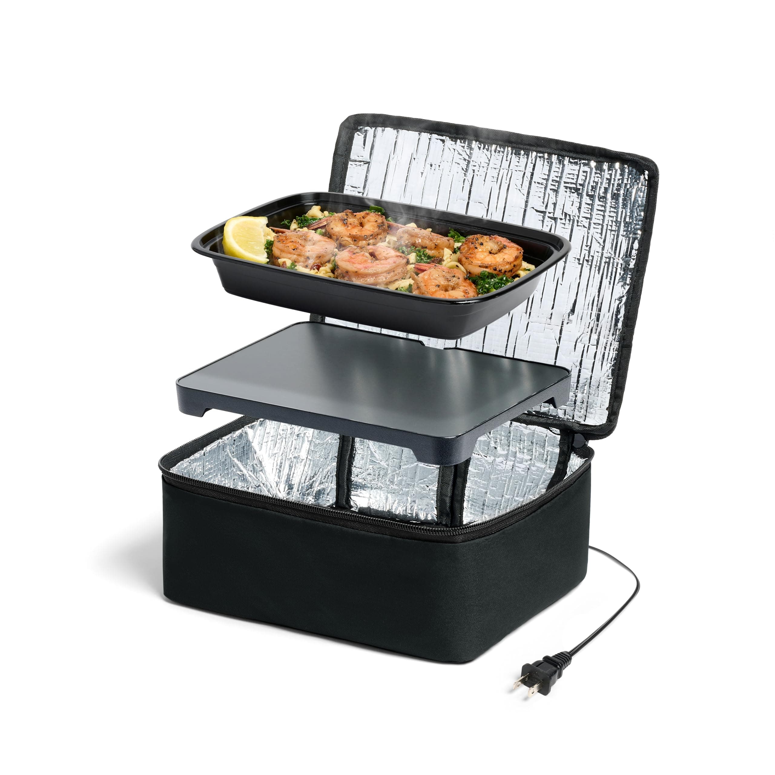 HOTLOGIC 16801056-BLK Portable Personal Mini Oven, Nylon, Black