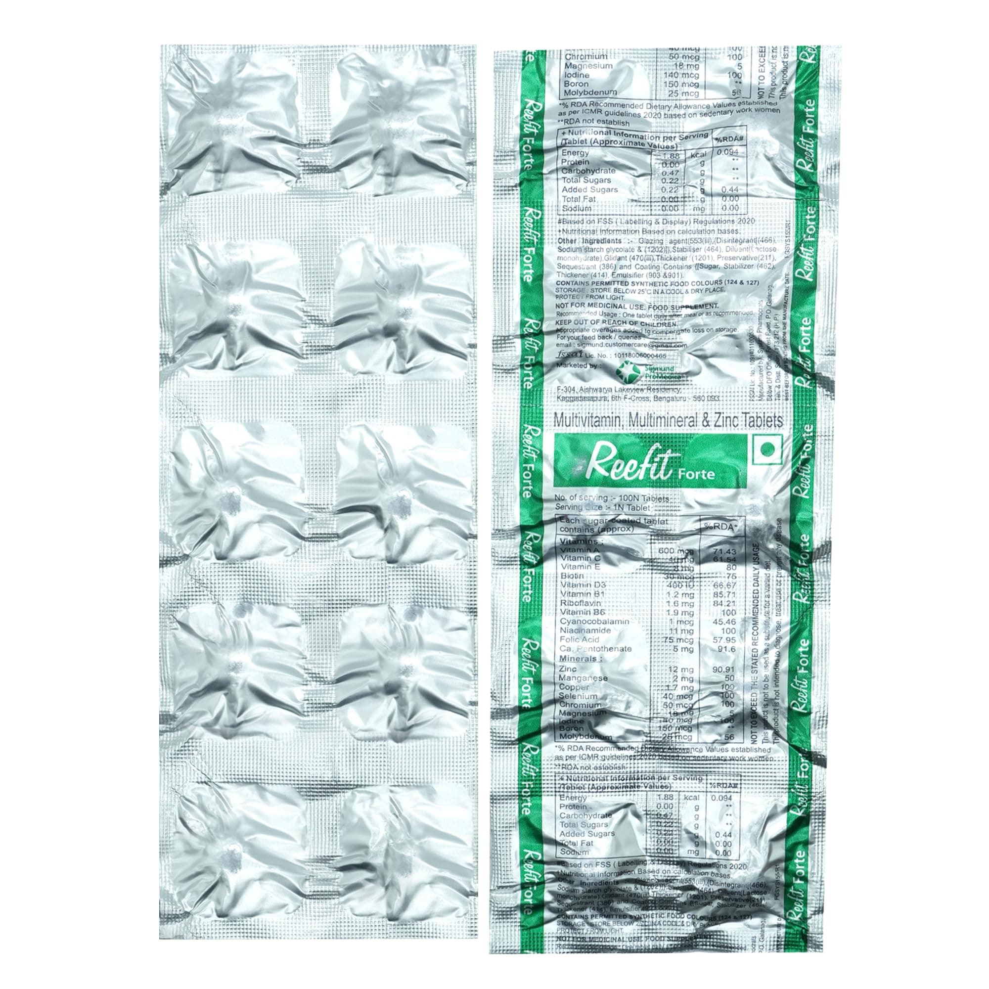 Reefit Forte -Strip of 10 Tablets