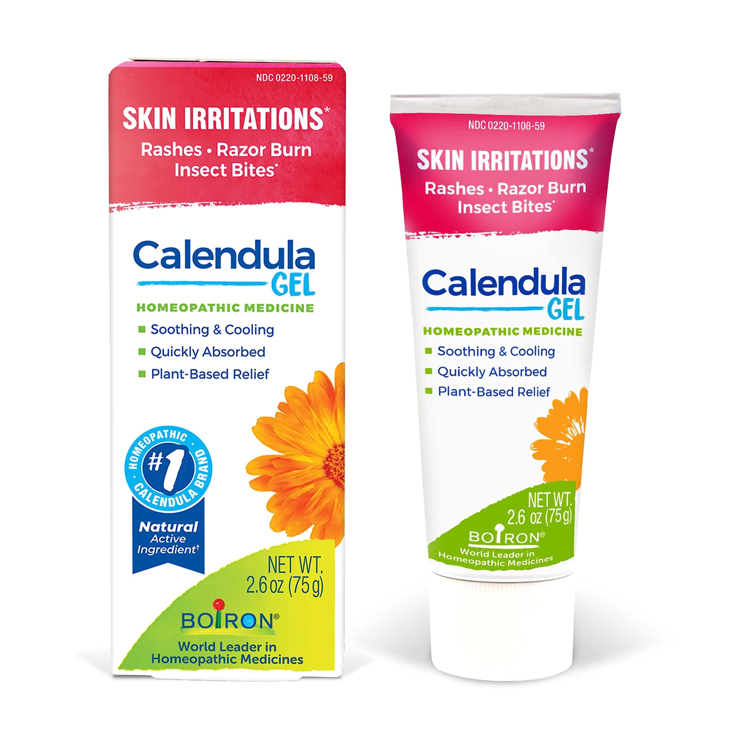 Boiron Calendula Gel, 2.6oz, Topical First Aid Gel