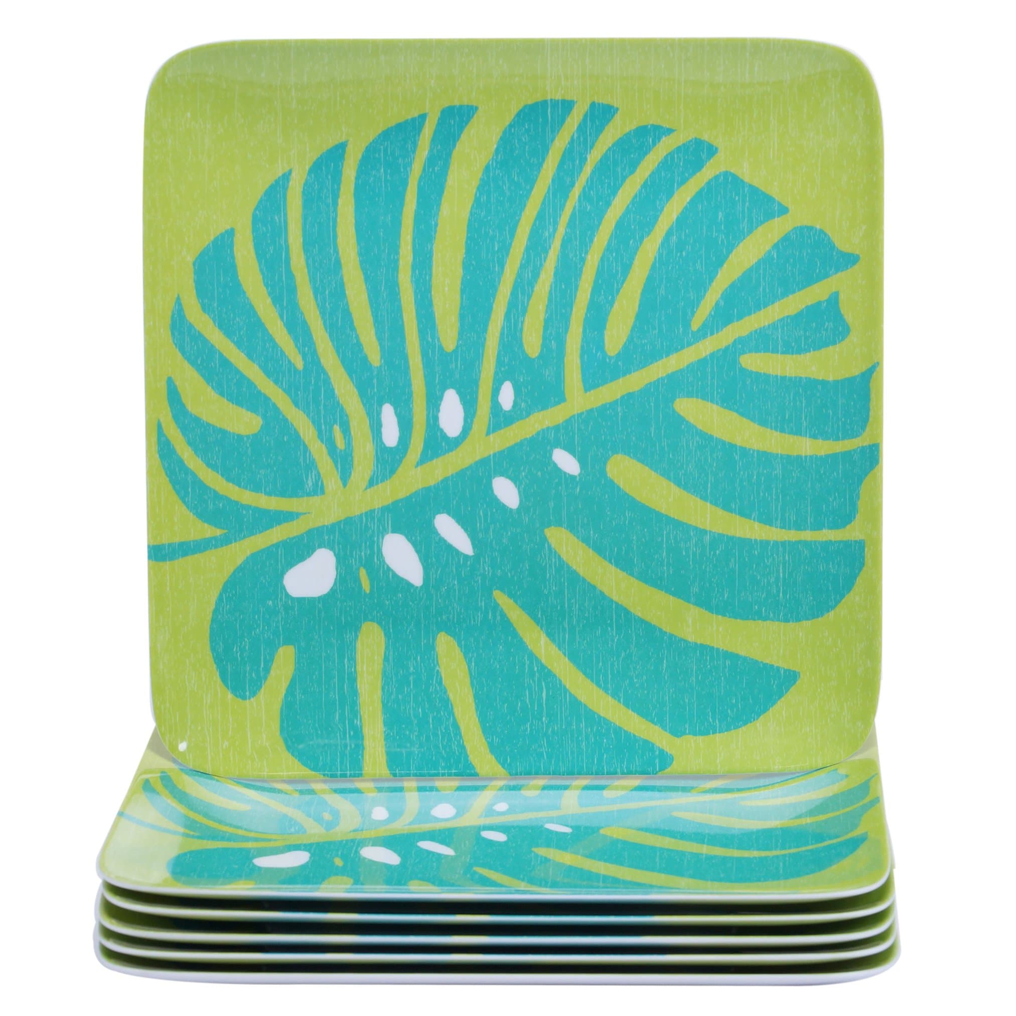 Certified International Corp Paradise Dinner Plate, 10.5", Multicolored, Set of 6