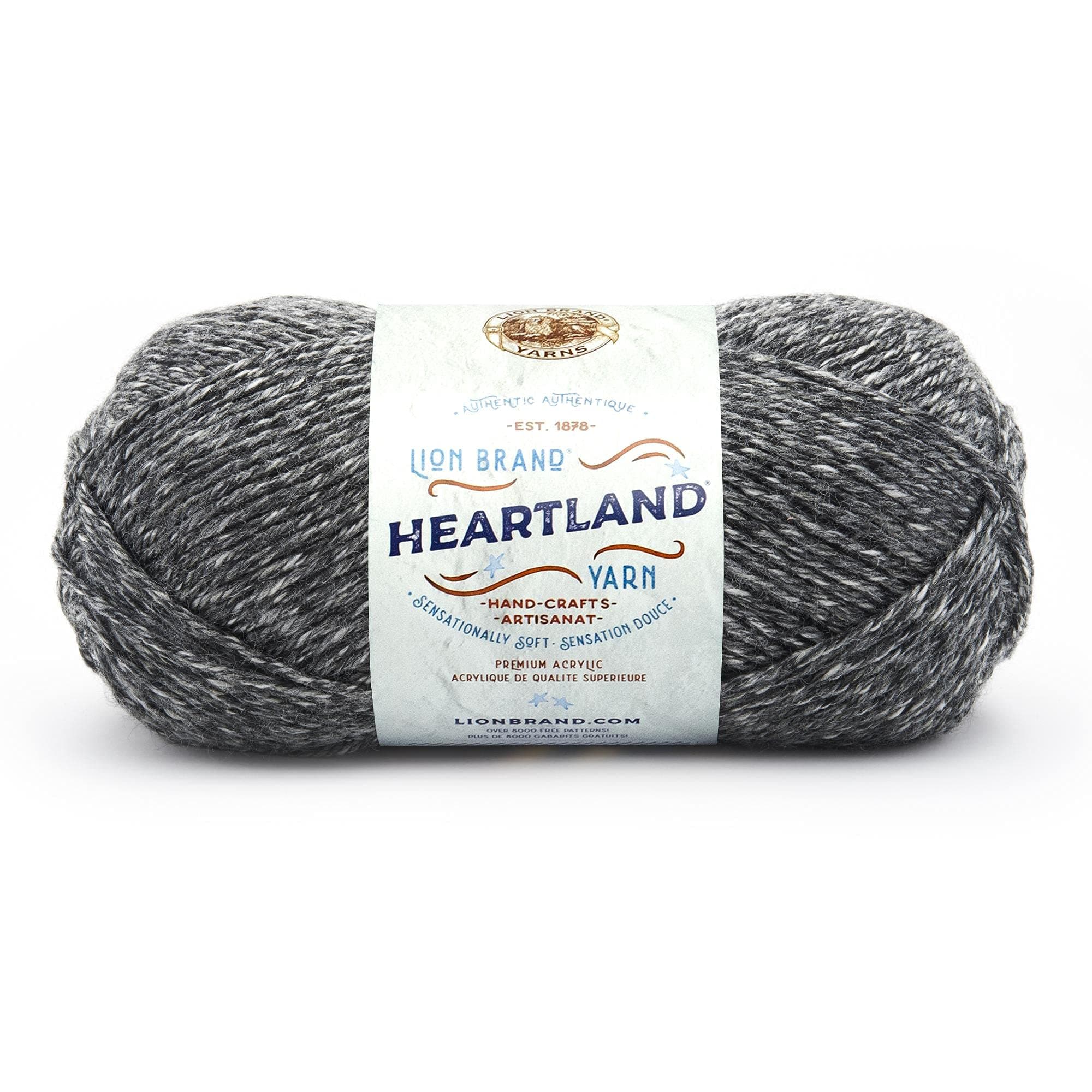 Company 142 g 100 Percent Acrylic Heartland Yarn Ball, Great Smoky Mountains, 136-149,10.89 x 10.89 x 22.95 cm