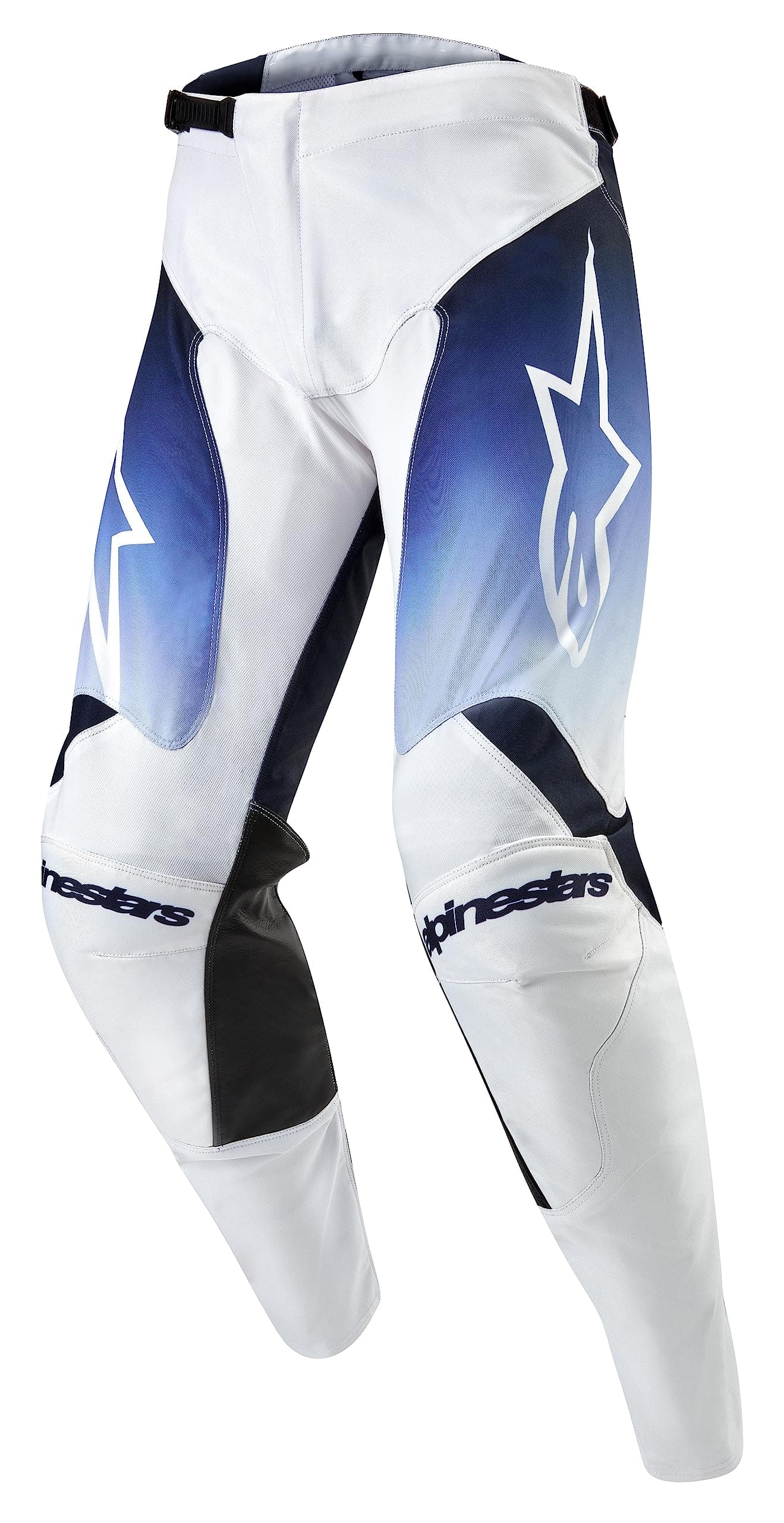 Alpinestars3721324-2070-32: Racer Hoen Pants Wht/Drk Nvy/Lt Blue Sz 32
