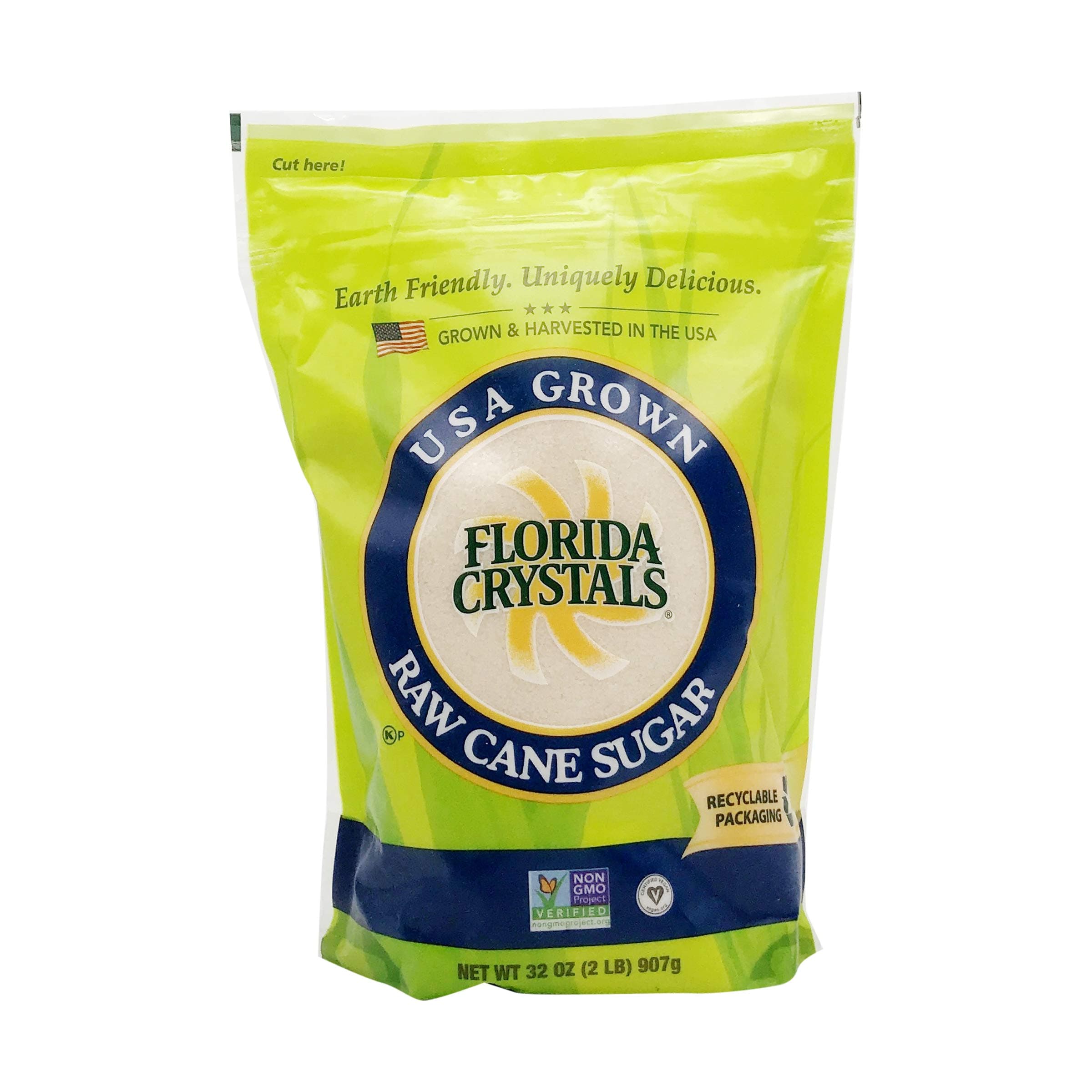 Florida Crystals Natural Cane Sugar, 2 Pound