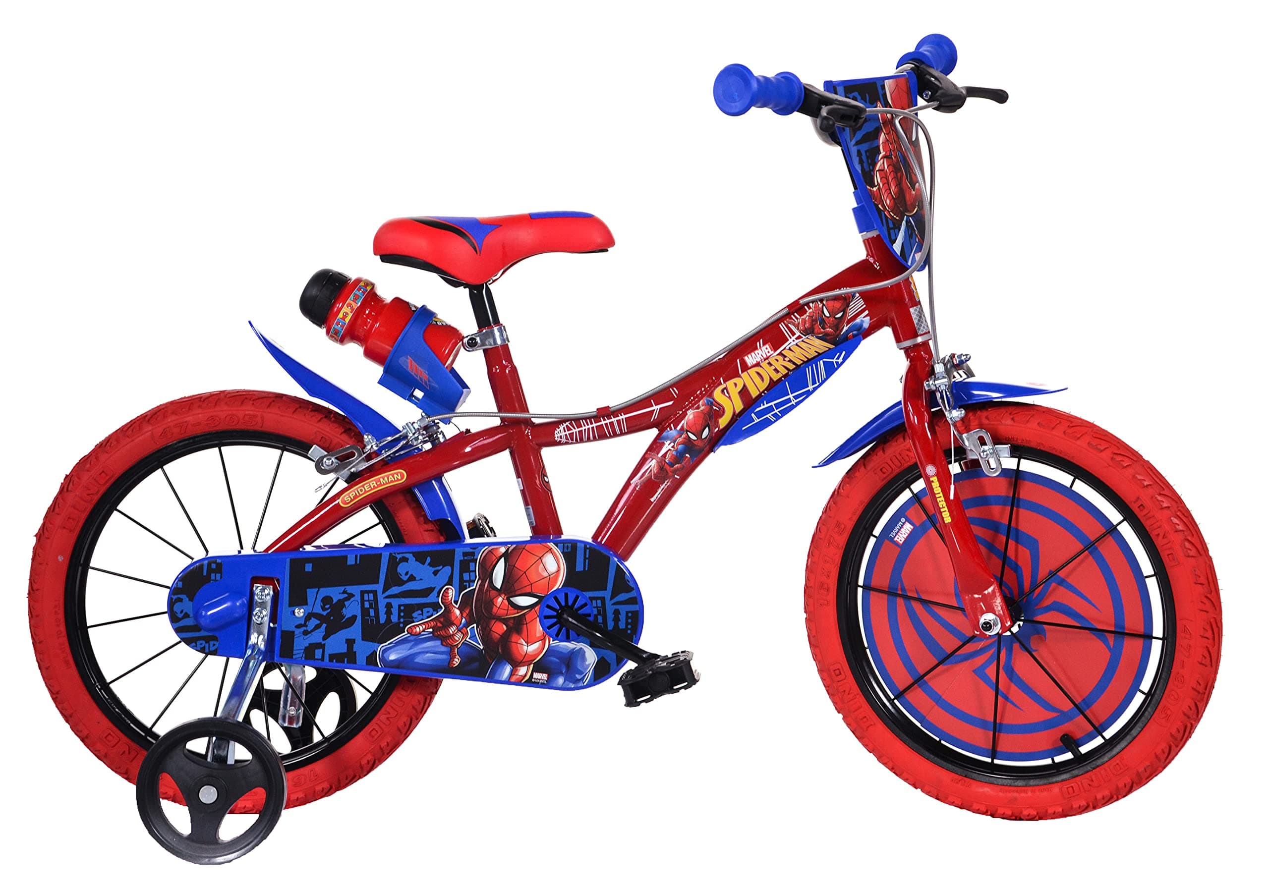 Robbie Toys Dino Bikes 143G-SA 14-Inch Spiderman Bicycle