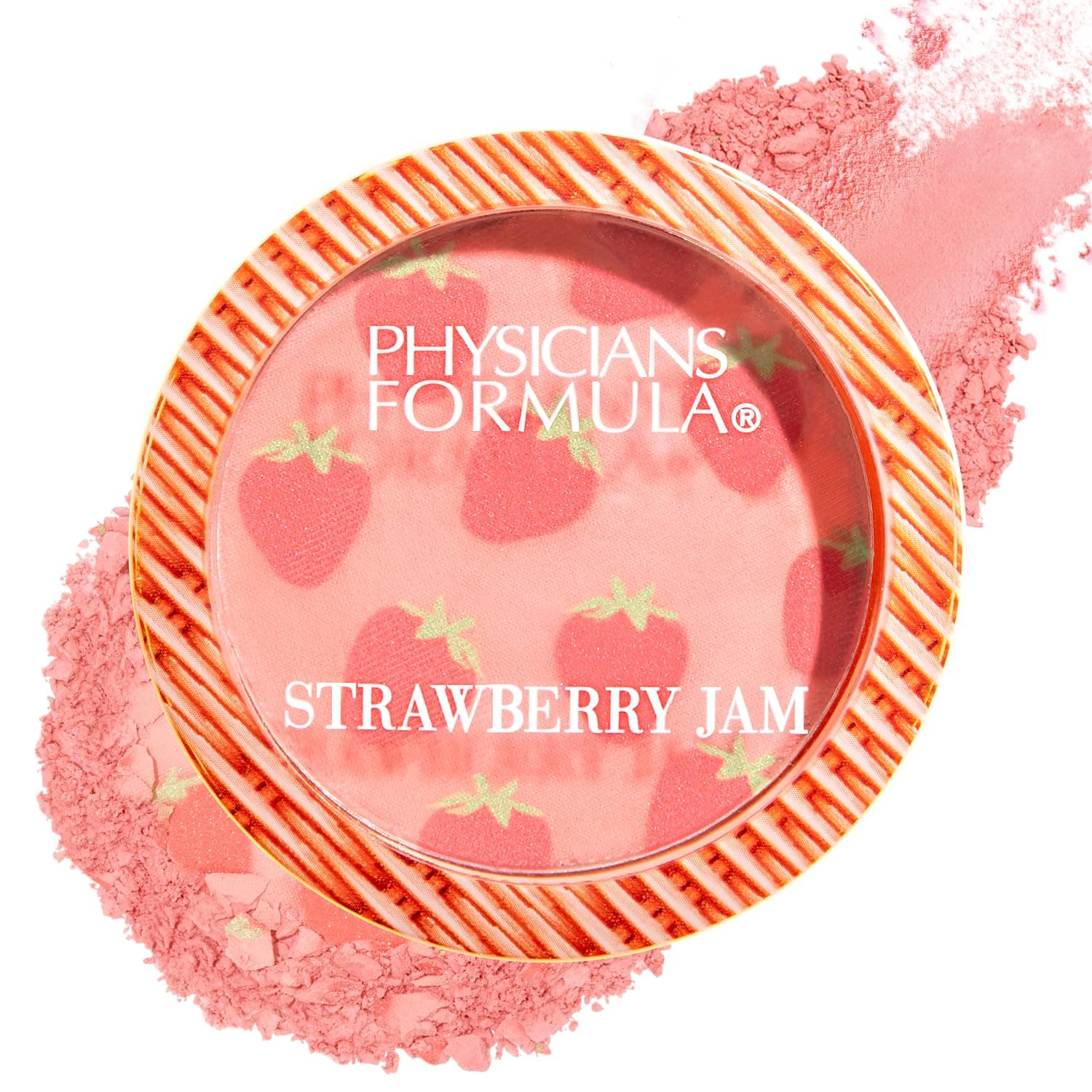Murumuru Butter Blush, 1712357 Strawberry Jam, 0.19 oz (5.5 g), Physicians Formula