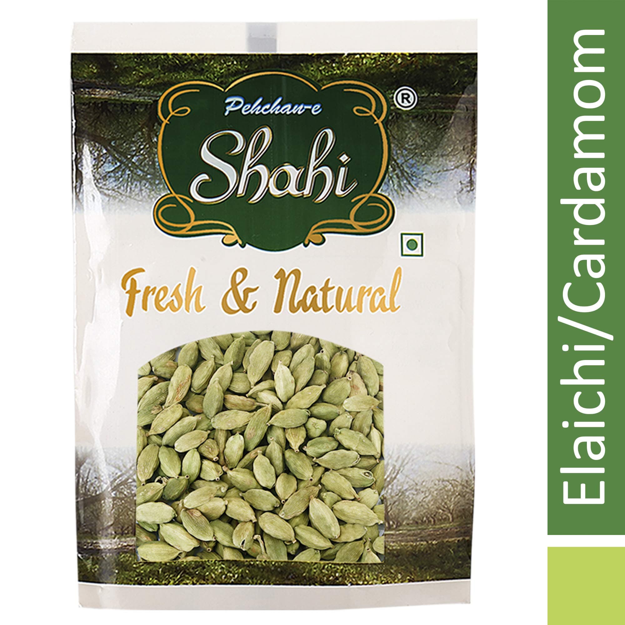 Pehchan-E-Shahi Fresh & Natural Elaichi Size-8mm- Pack of 1, 100 Gram