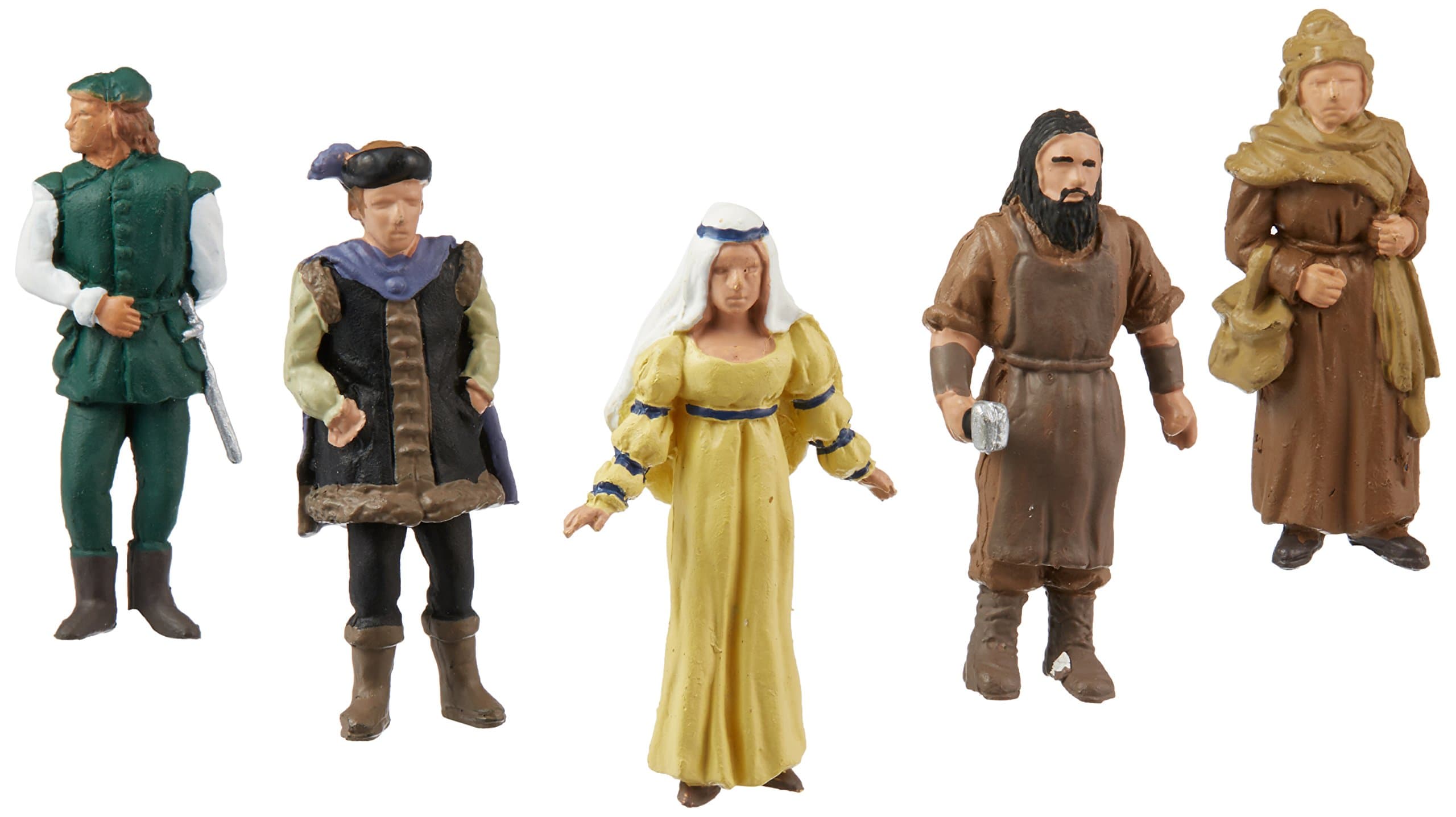 SceneARama Scene Setters(R) Figurines, Castle Dwellers 5/Pkg