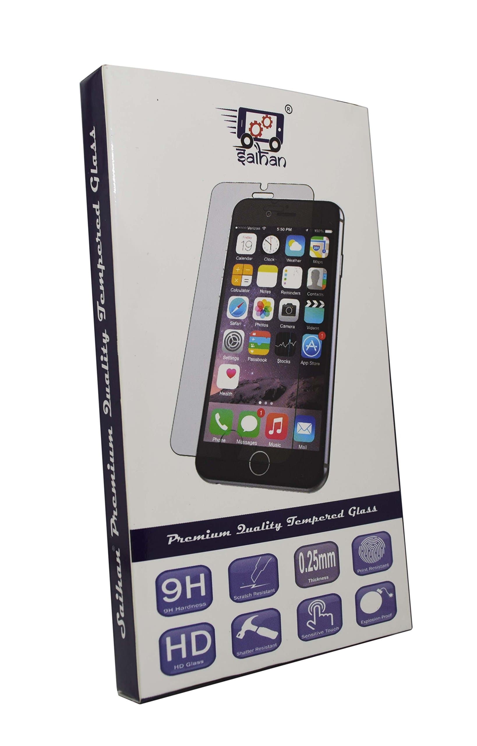 1 Pack of SAIHAN Ultra Slim 0.1 MM Tempered Glass Screen Protector for Oppo F3 Plus